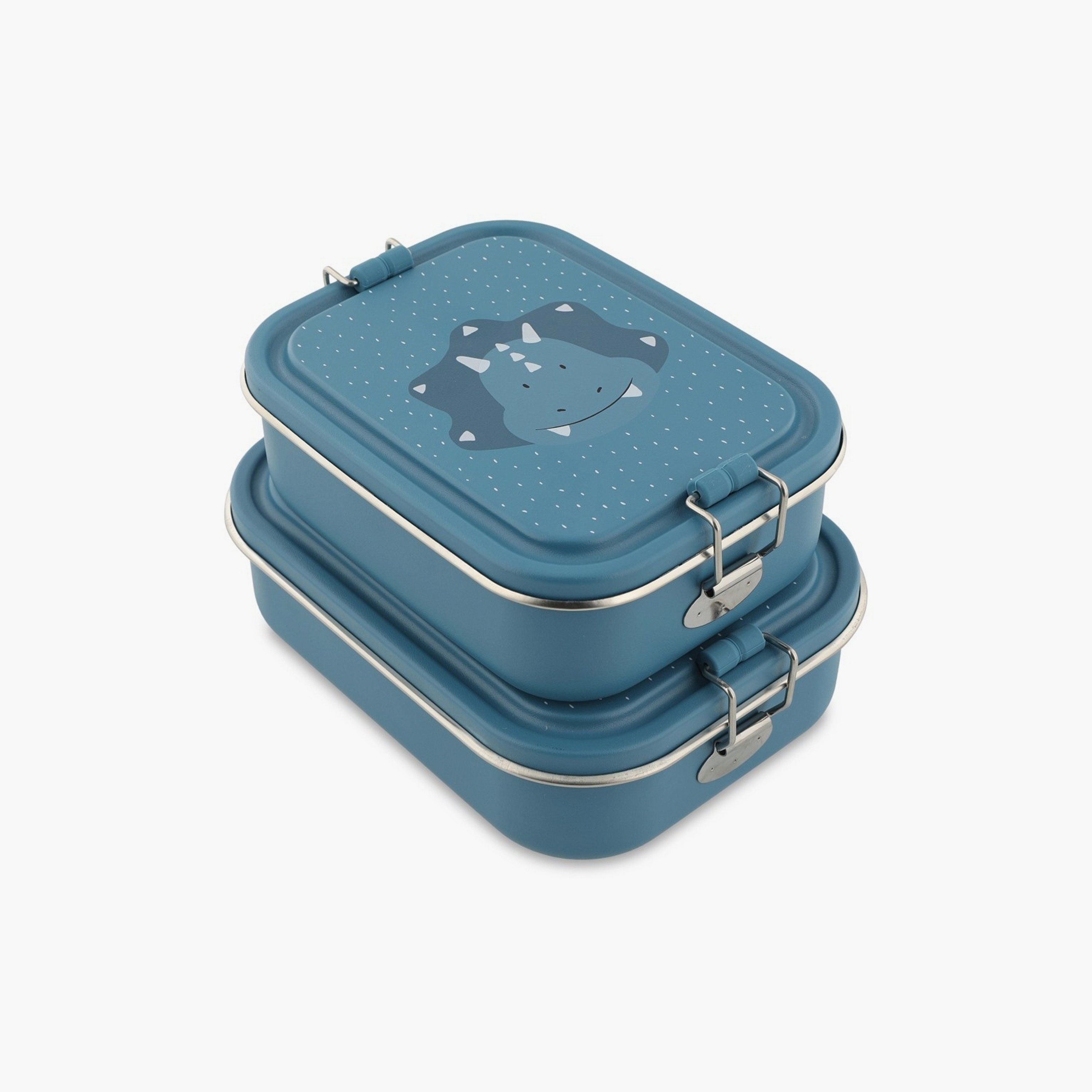 Trixie Mr. Triceratops Stainless Steel Lunch Box - Large - Blue-school-lunchessentials-lunchboxes-image-6