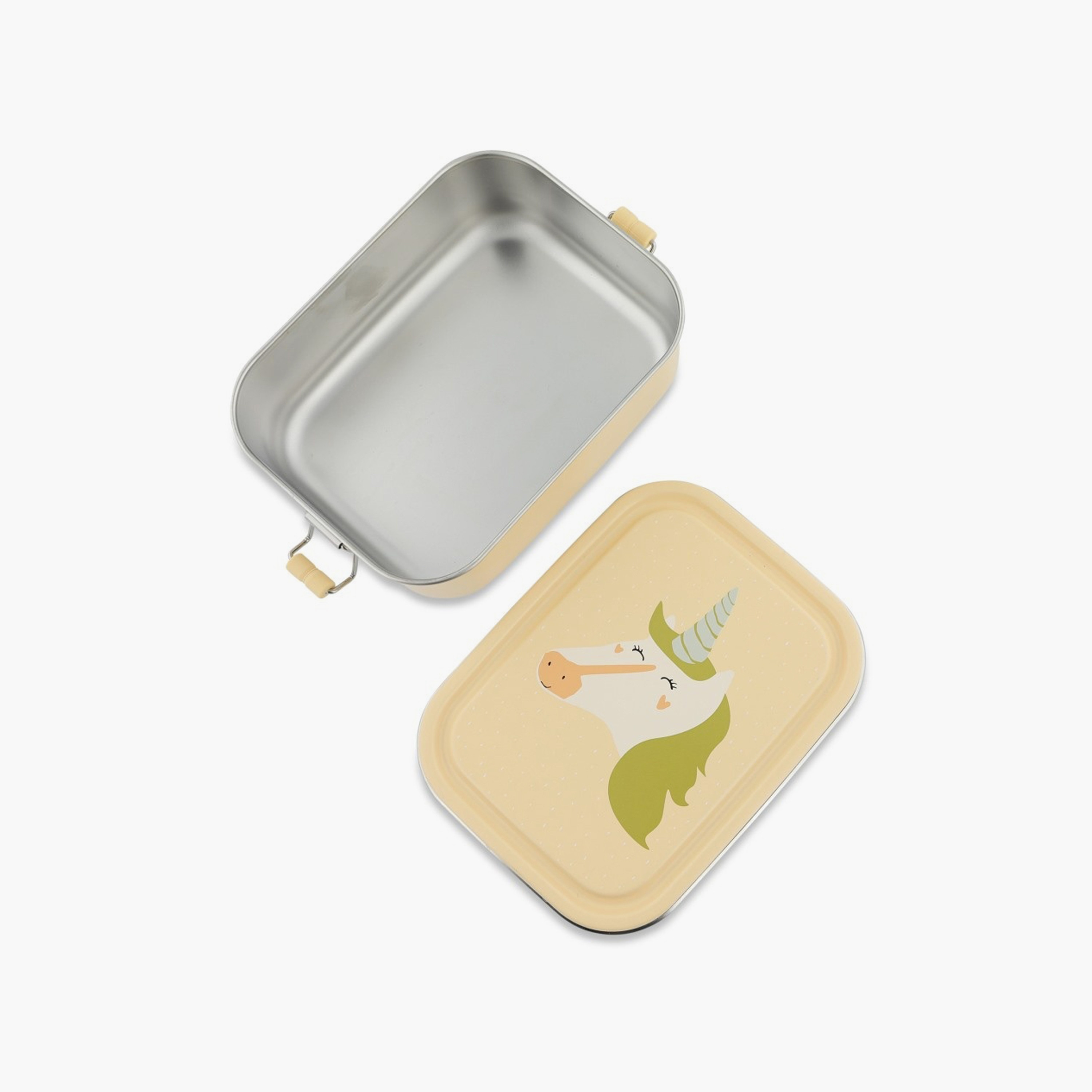 Trixie Mrs. Unicorn Stainless Steel Lunch Box - Small - Beige-school-lunchessentials-lunchboxes-image-4