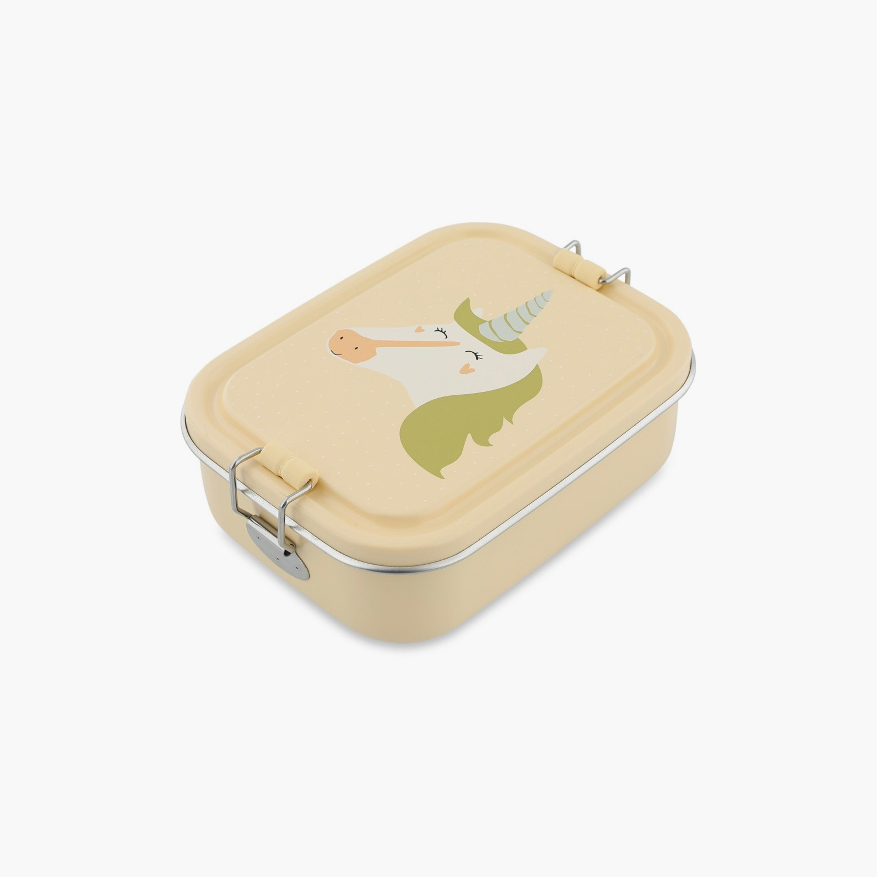 Trixie Mrs. Unicorn Stainless Steel Lunch Box - Small - Beige-school-lunchessentials-lunchboxes-image-5