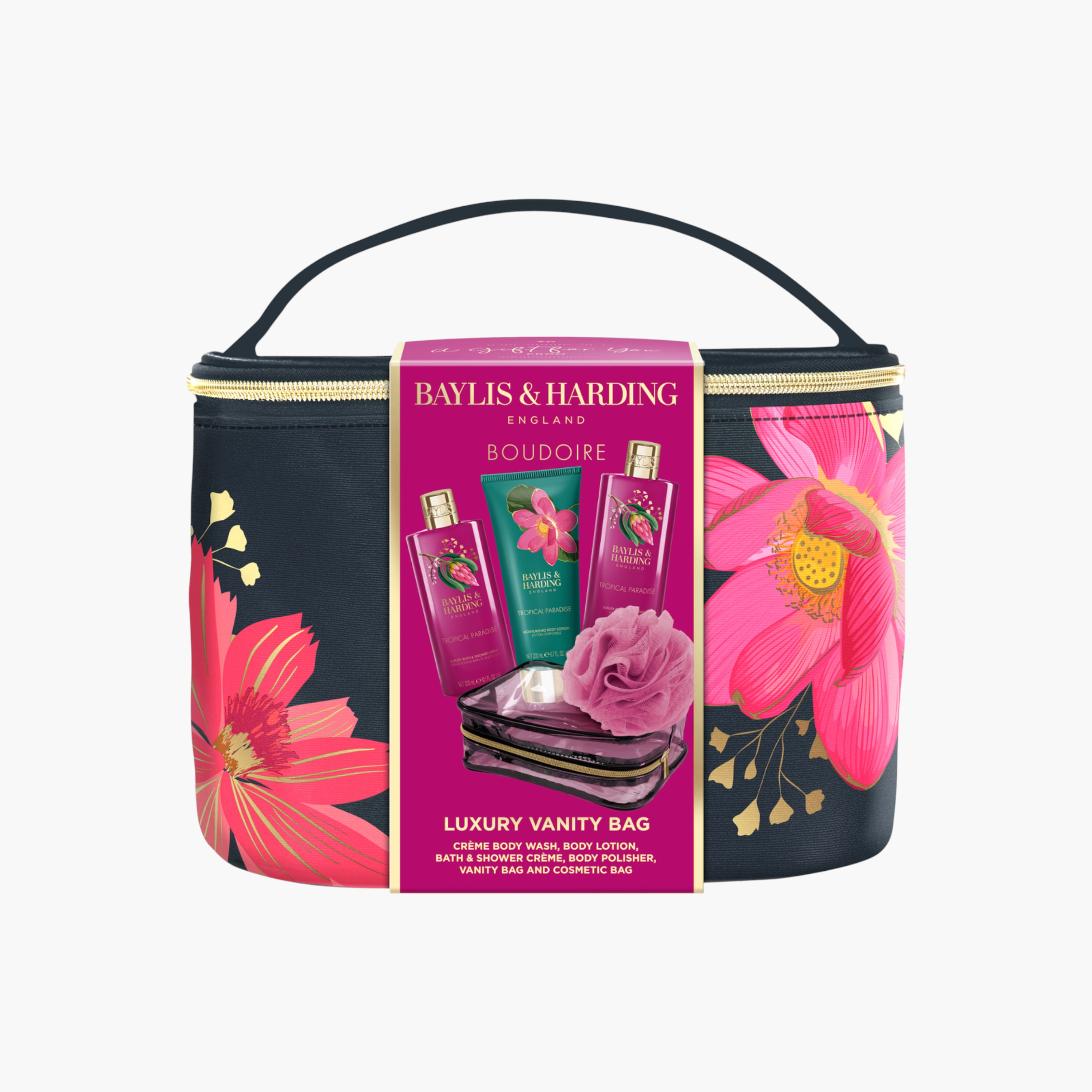 Baylis & Harding Floral Vanity Bag Gift Set-beautyandpersonalcare-giftsets-image-1