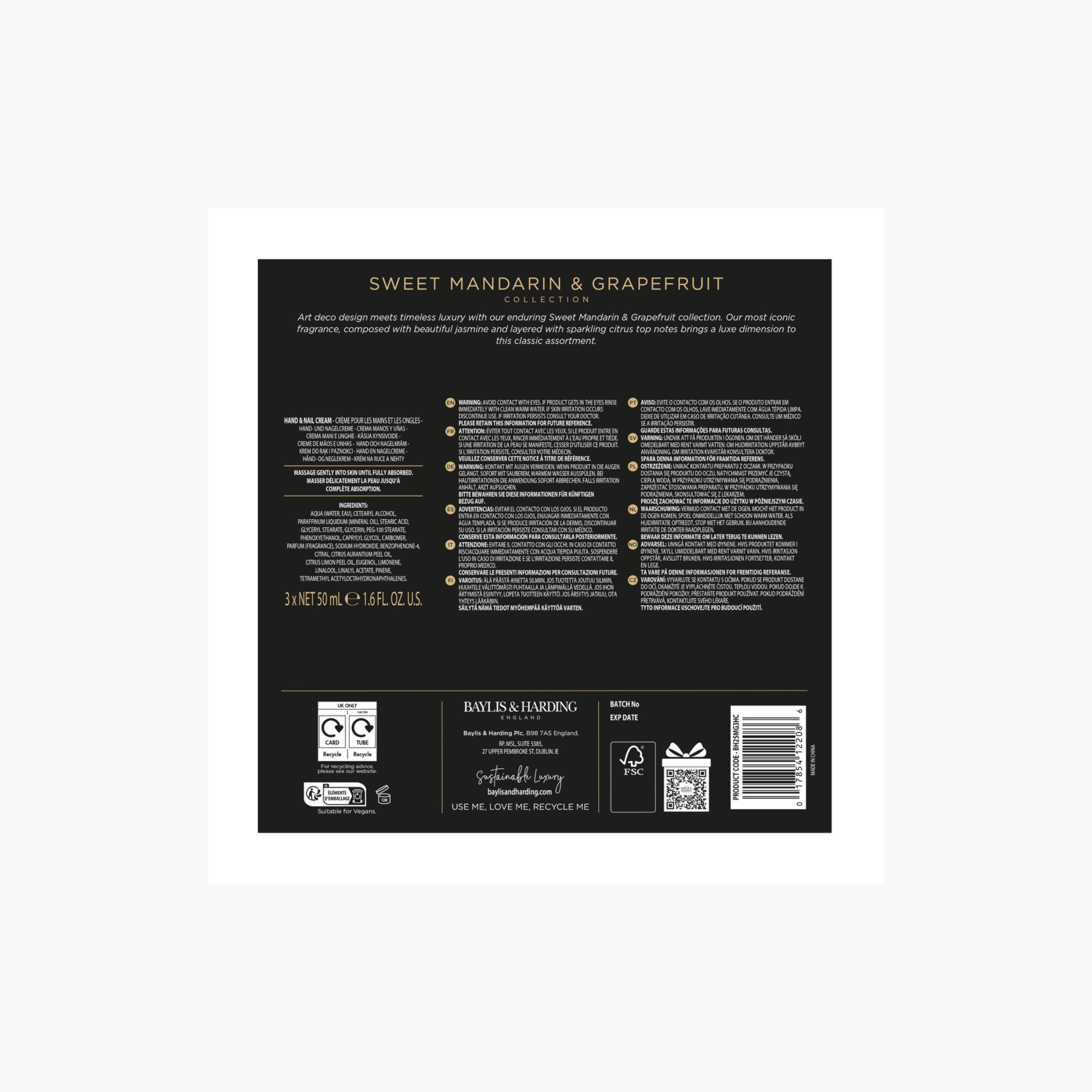 Baylis & Harding Mandarin Grapefruit Hand Cream Trio-beautyandpersonalcare-giftsets-image-8