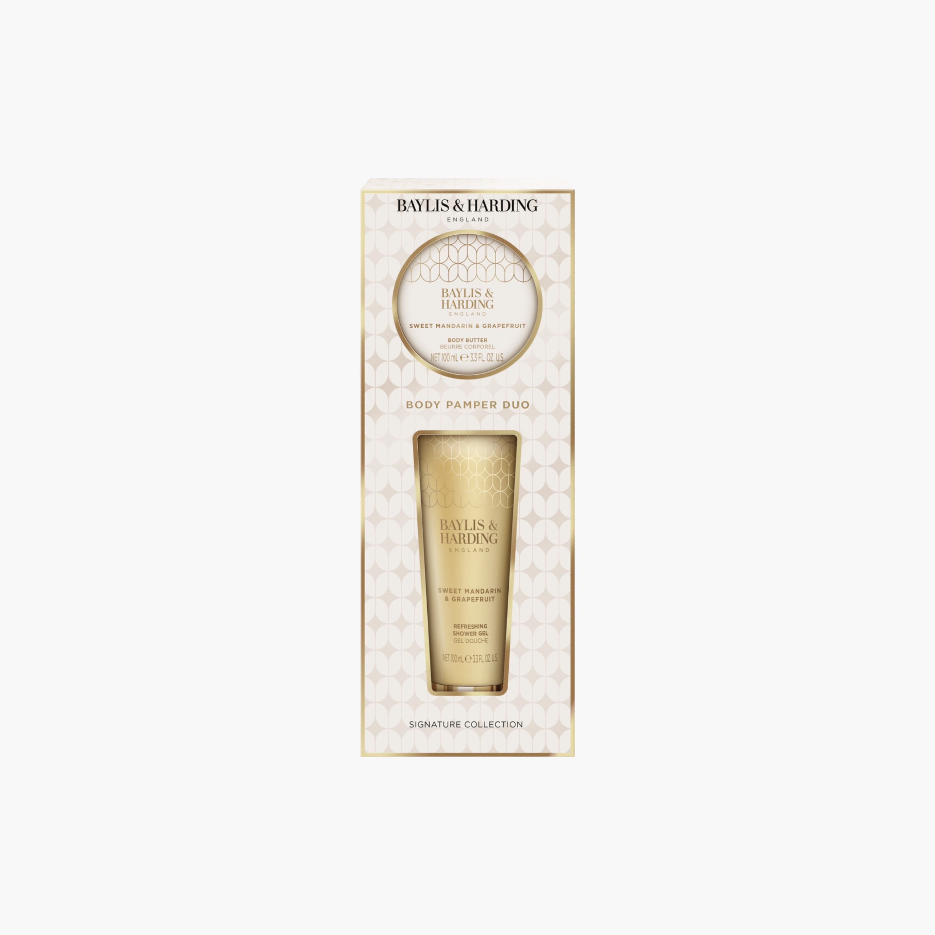 Baylis & Harding Mandarin Grapefruit Pamper Duo Gift Set-beautyandpersonalcare-giftsets-image-1