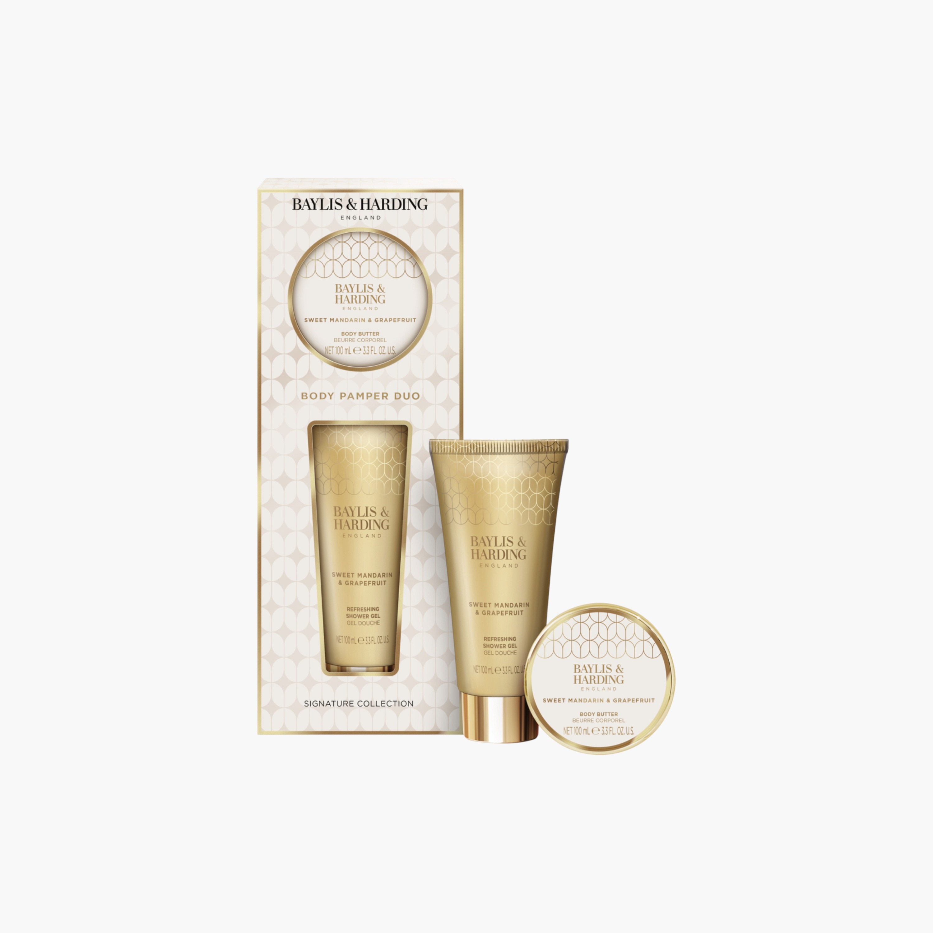 Baylis & Harding Mandarin Grapefruit Pamper Duo Gift Set-beautyandpersonalcare-giftsets-image-3