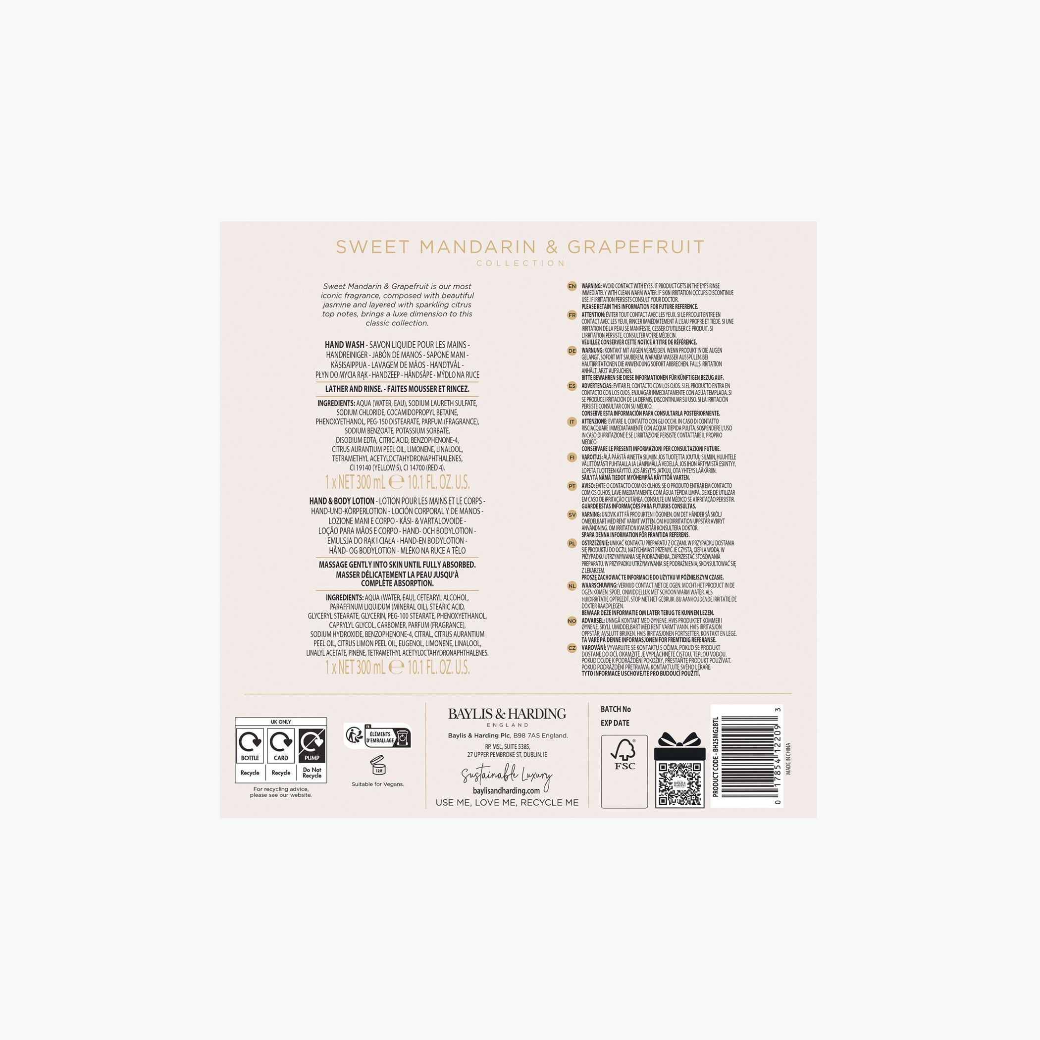 Baylis & Harding Mandarin Grapefruit Hand Care Set-beautyandpersonalcare-giftsets-image-8