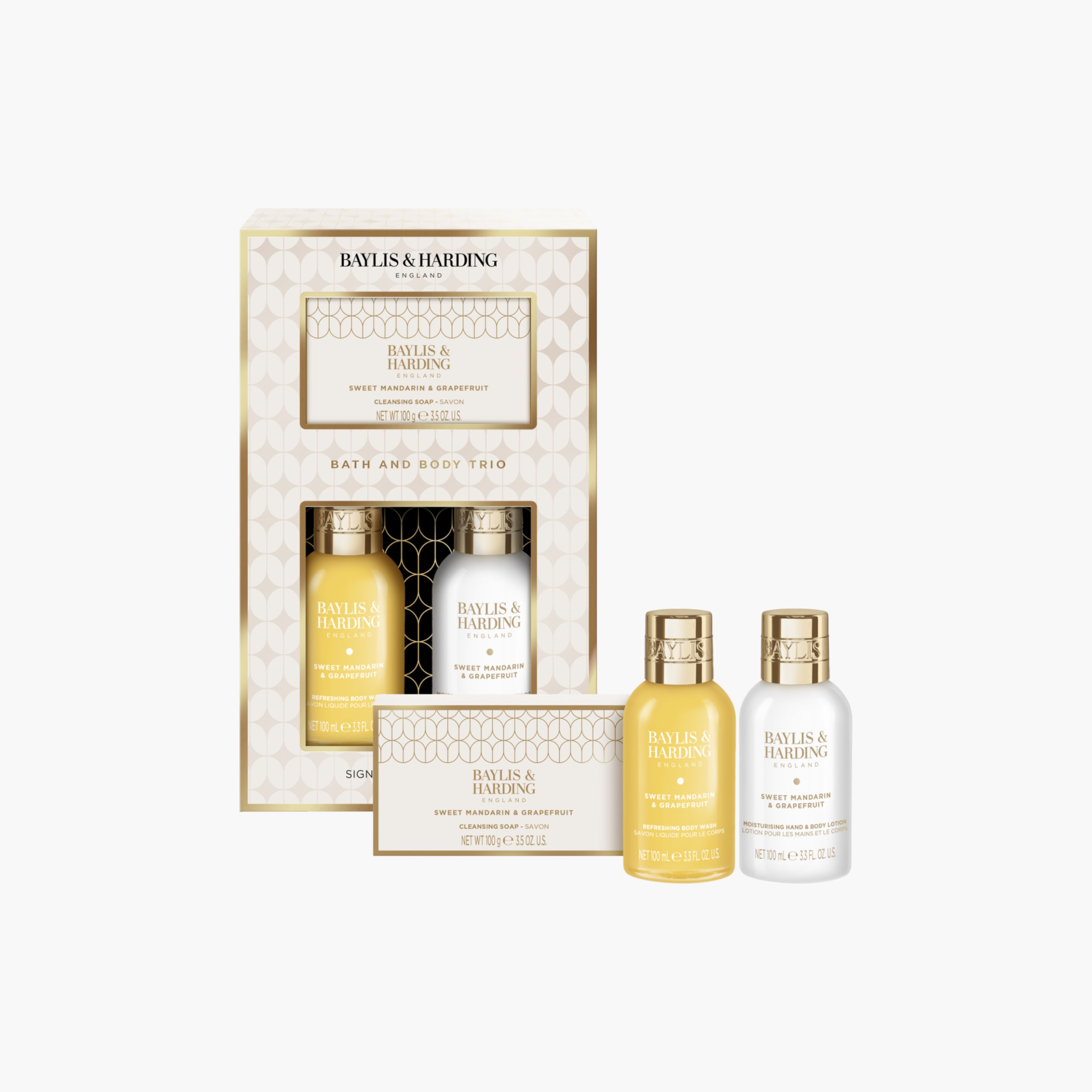 Baylis & Harding Mandarin Grapefruit Pamper Trio Set-beautyandpersonalcare-giftsets-image-3