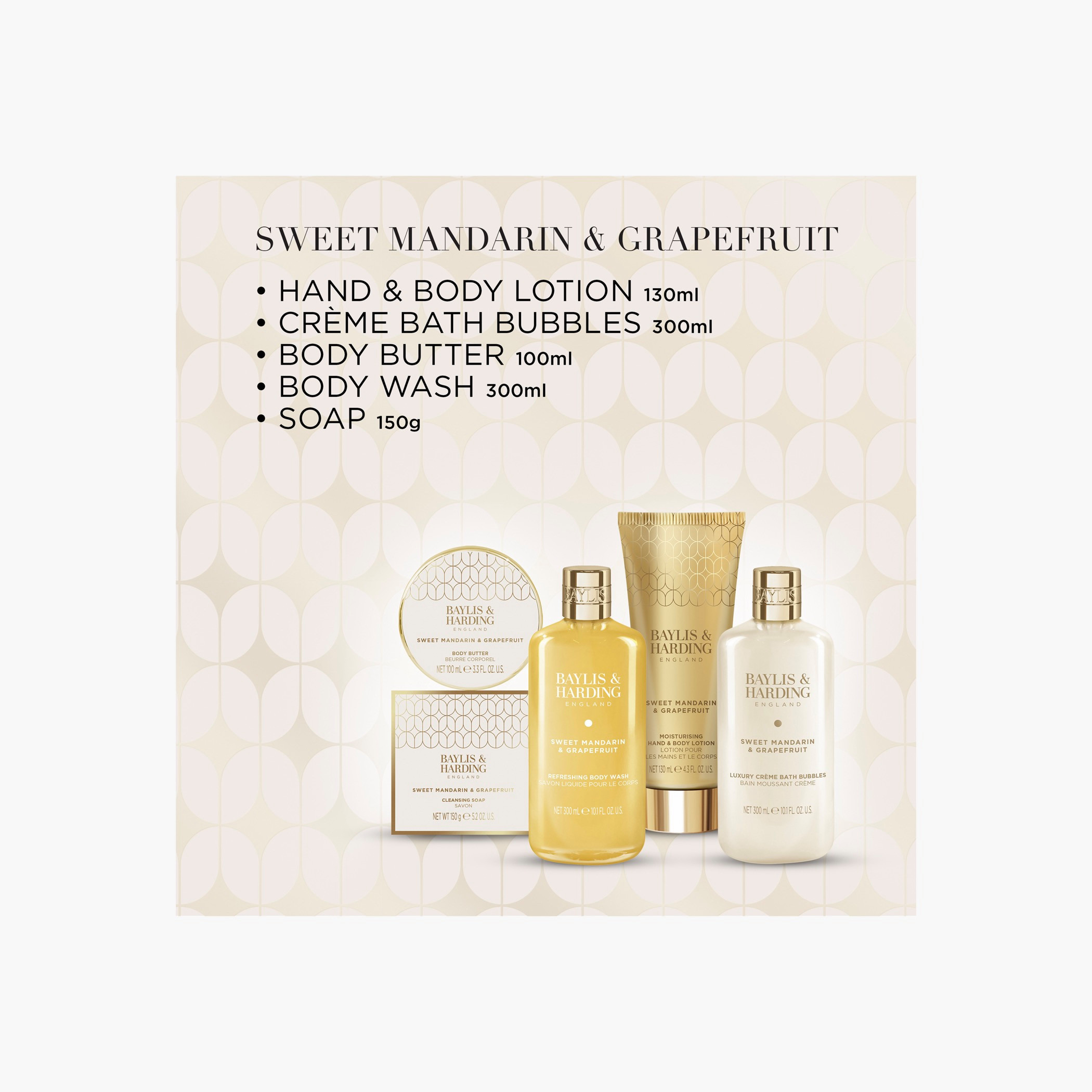 Baylis & Harding Sweet Mandarin Grapefruit Pamper Set-beautyandpersonalcare-bathandbody-giftsets-image-4