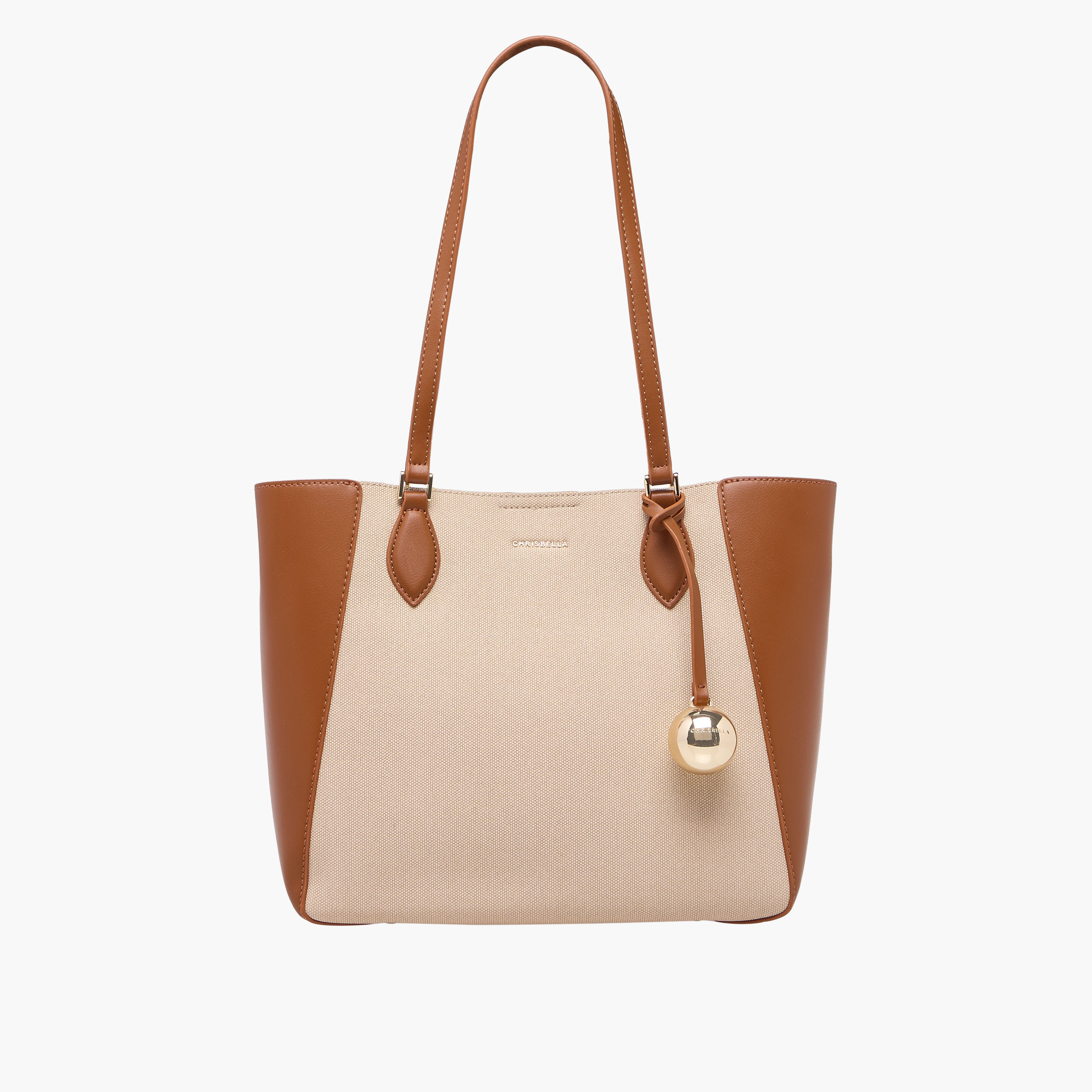 Chrisbella Panelled Tote Bag with Double Handle and Wallet-women-bagsandwallets-handbags-image-3