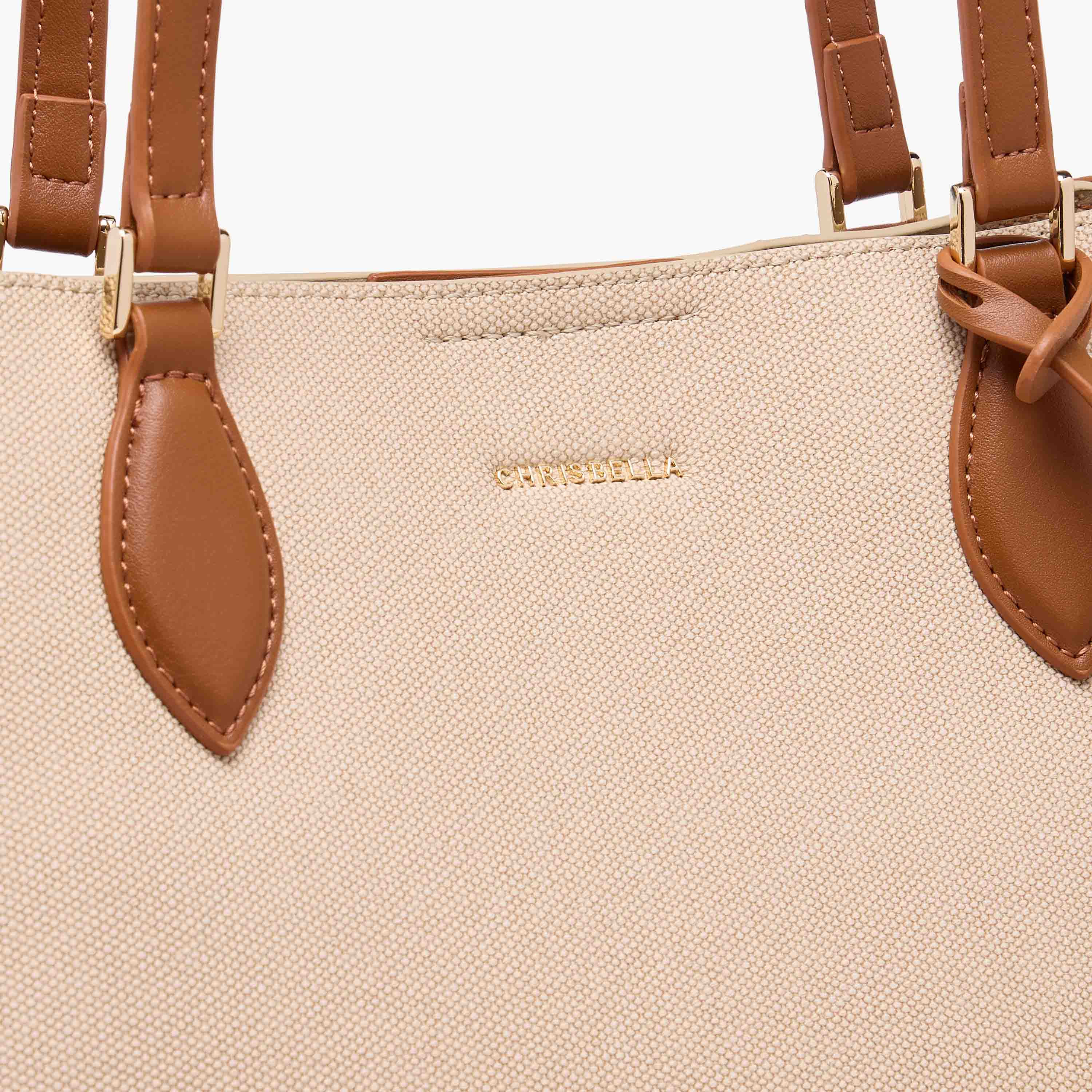 Chrisbella Panelled Tote Bag with Double Handle and Wallet-women-bagsandwallets-handbags-image-7