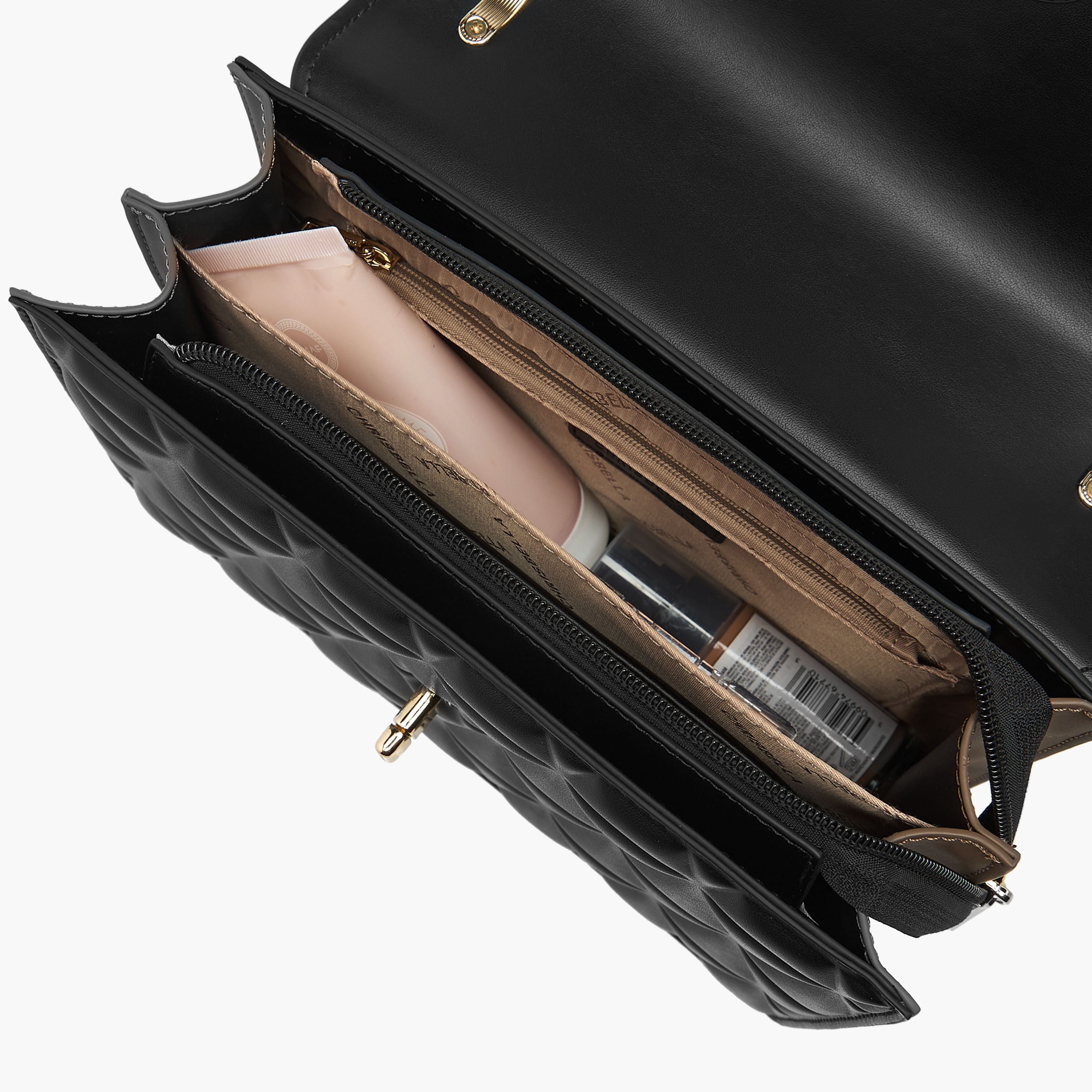 شنطة كروس بودي بارزة الملمس مع محفظة بسحاب إغلاق من كريسبيلا-women-bagsandwallets-handbags-image-10