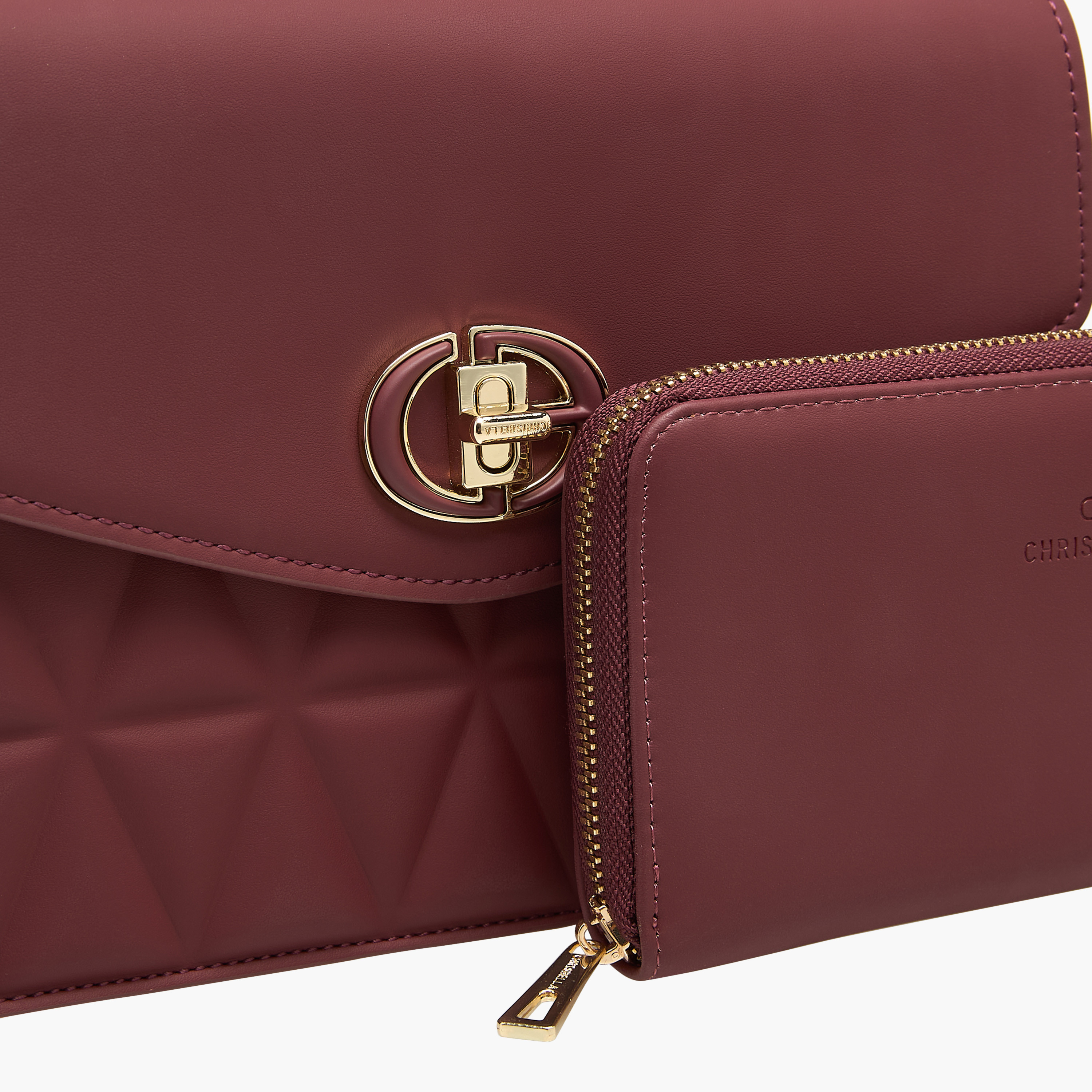 Chrisbella Textured Crossbody Bag with Zip Around Wallet-women-bagsandwallets-handbags-image-6