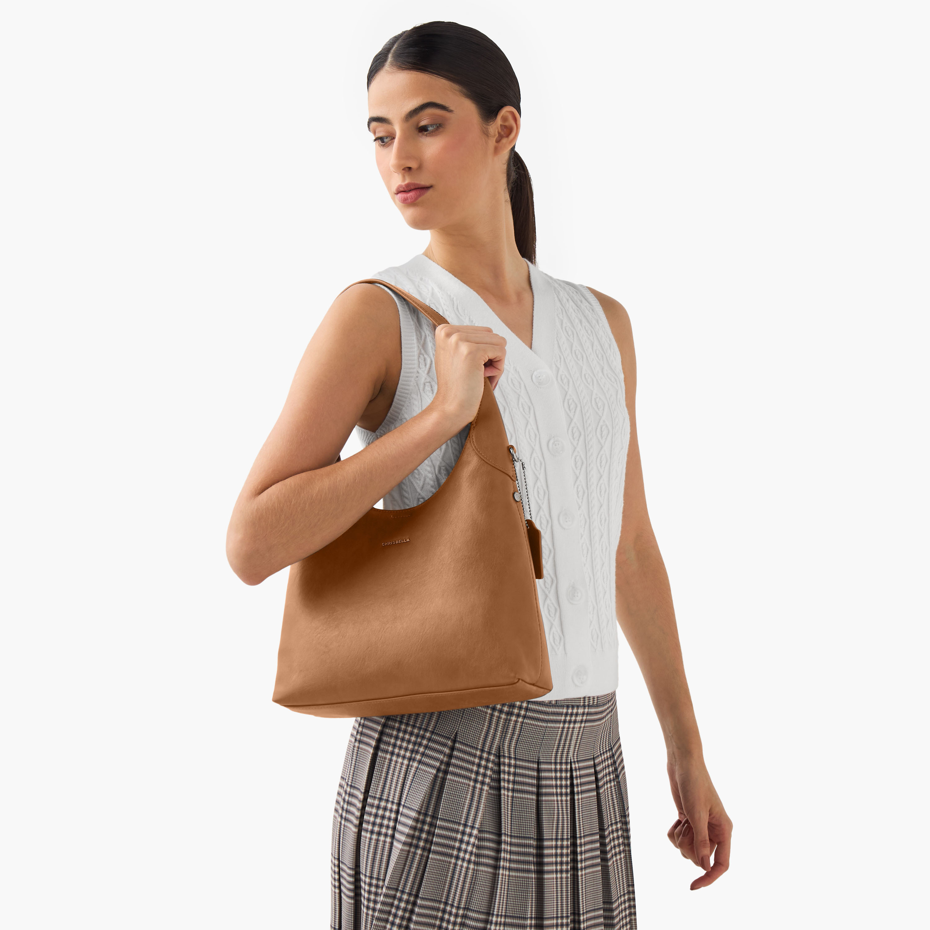 شنطة هووبو سادة مع محفظة من كريسبيلا-women-bagsandwallets-handbags-image-2