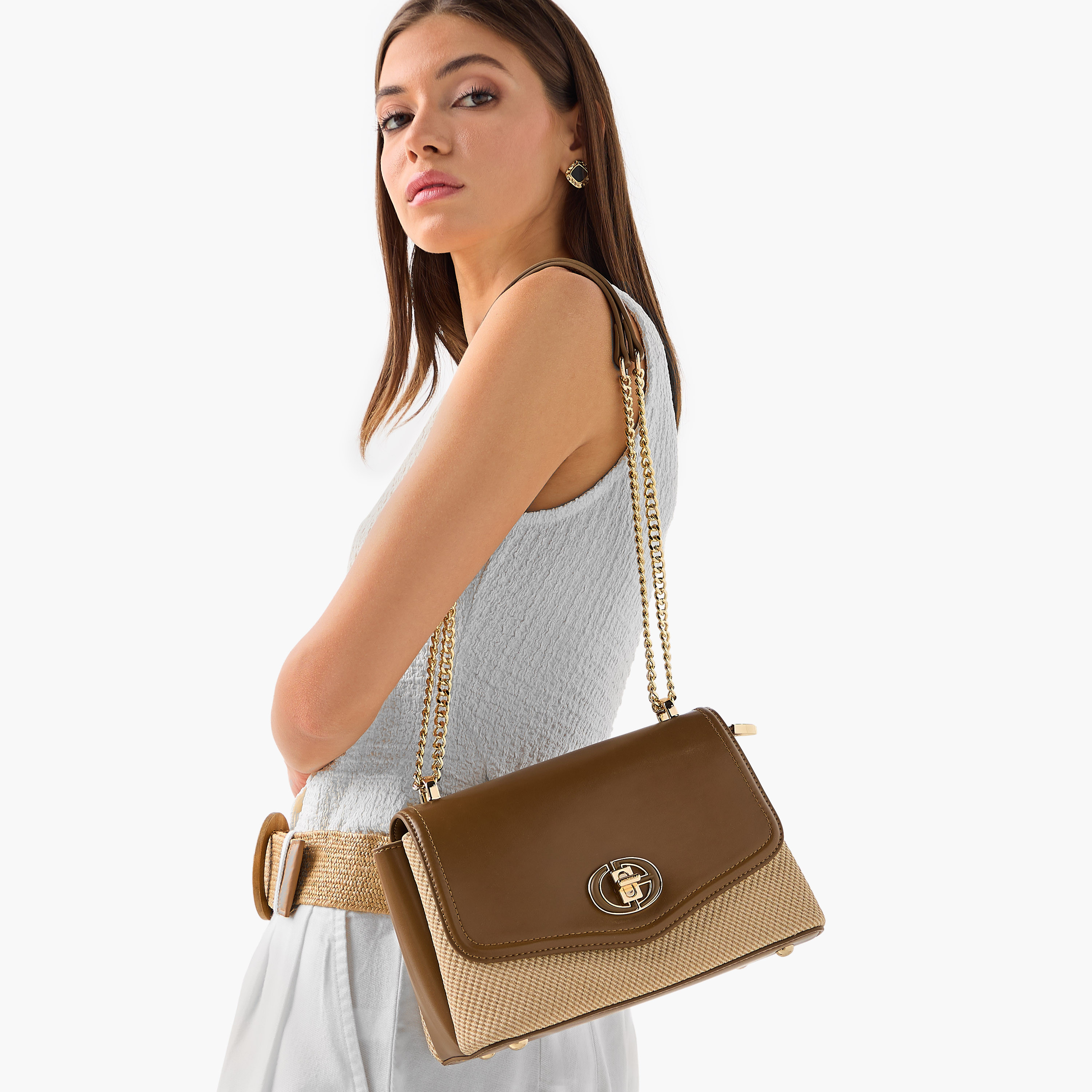 Chrisbella Textured Crossbody Bag and Zip Around Wallet-women-bagsandwallets-handbags-image-2