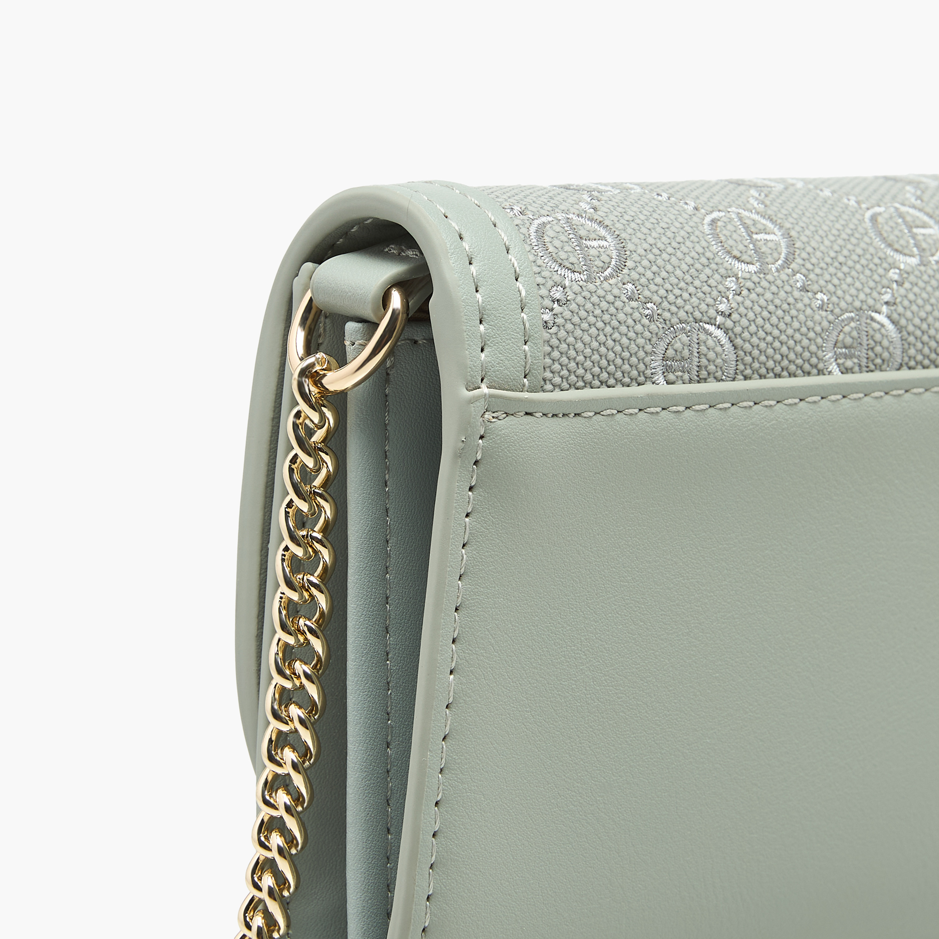 Chrisbella Monogram Embroidered Crossbody Bag with Chain Strap and Flap Closure-women-bagsandwallets-handbags-image-6