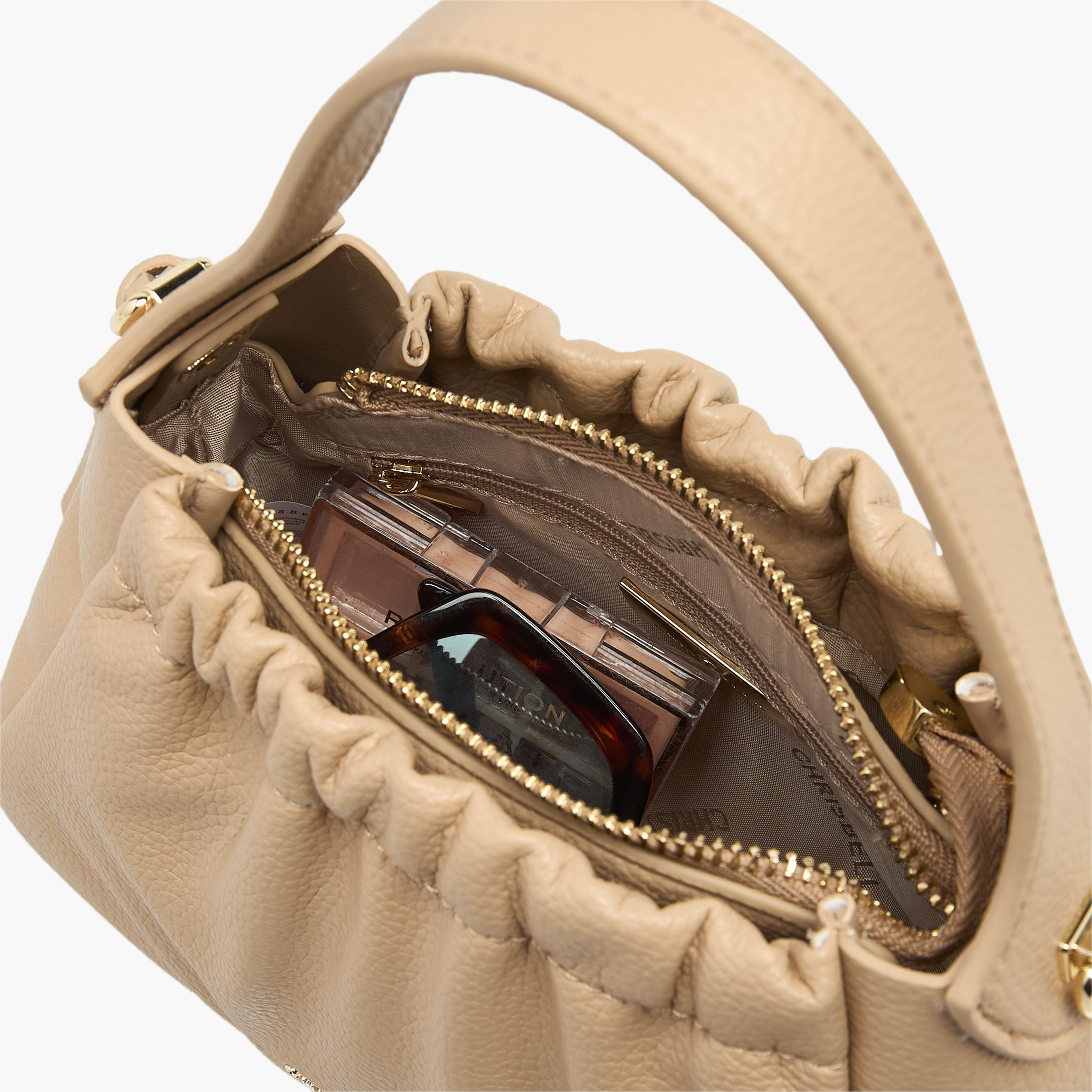 Chrisbella Solid Tote Bag with Detachable Strap and Zip Closure-women-bagsandwallets-handbags-image-10