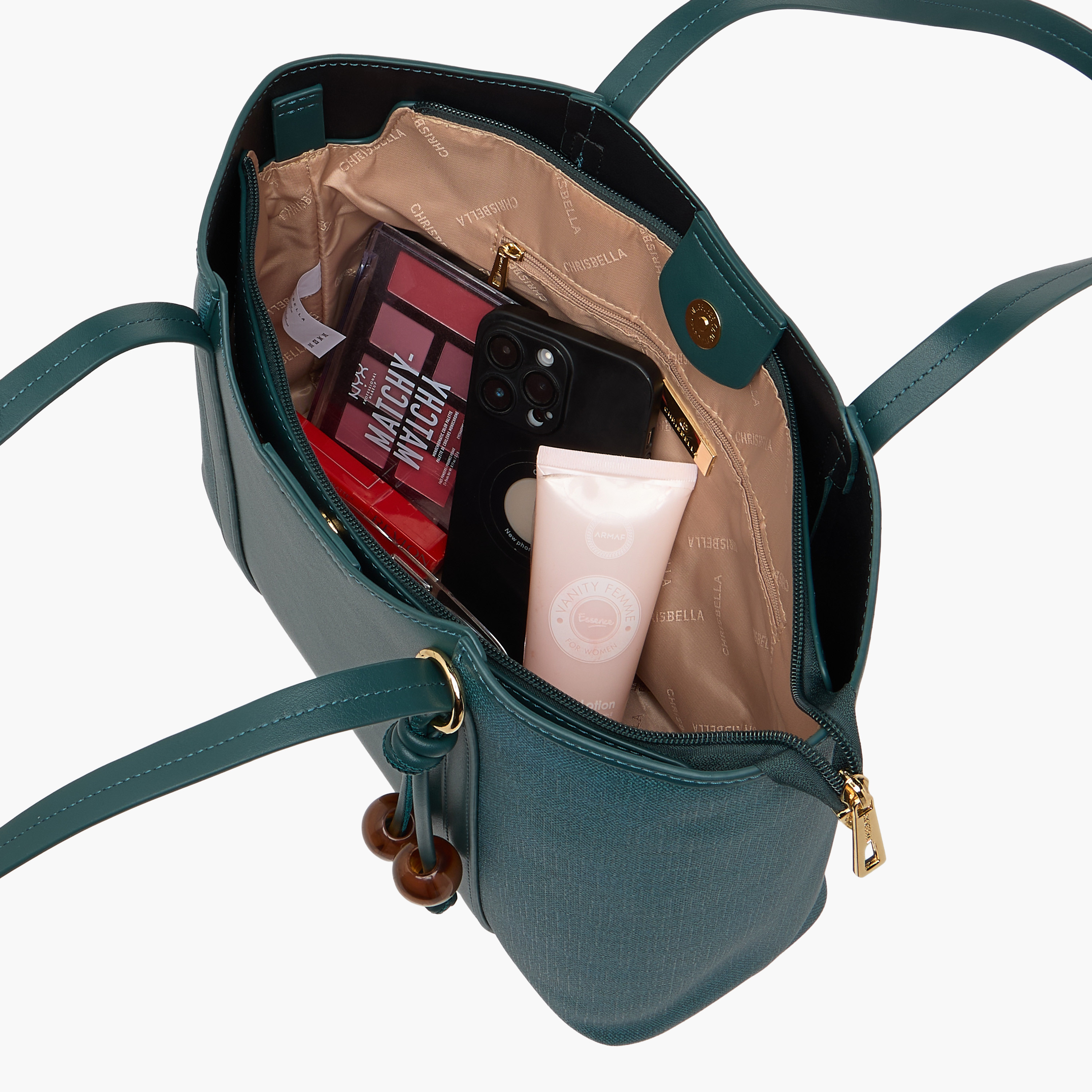شنطة توت بلوح بارز وشنطة كتف من كريسبيلا-women-bagsandwallets-handbags-image-9