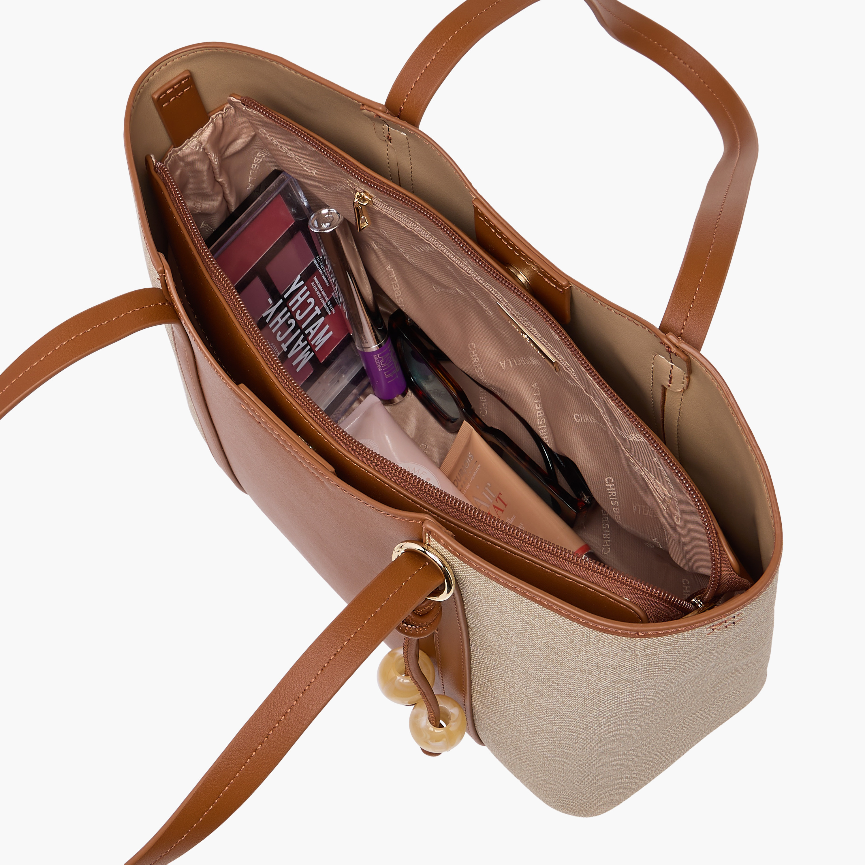 حقيبة توت بلوح بارز الملمس مع شنطة كتف من كريسبيلا-women-bagsandwallets-handbags-image-9