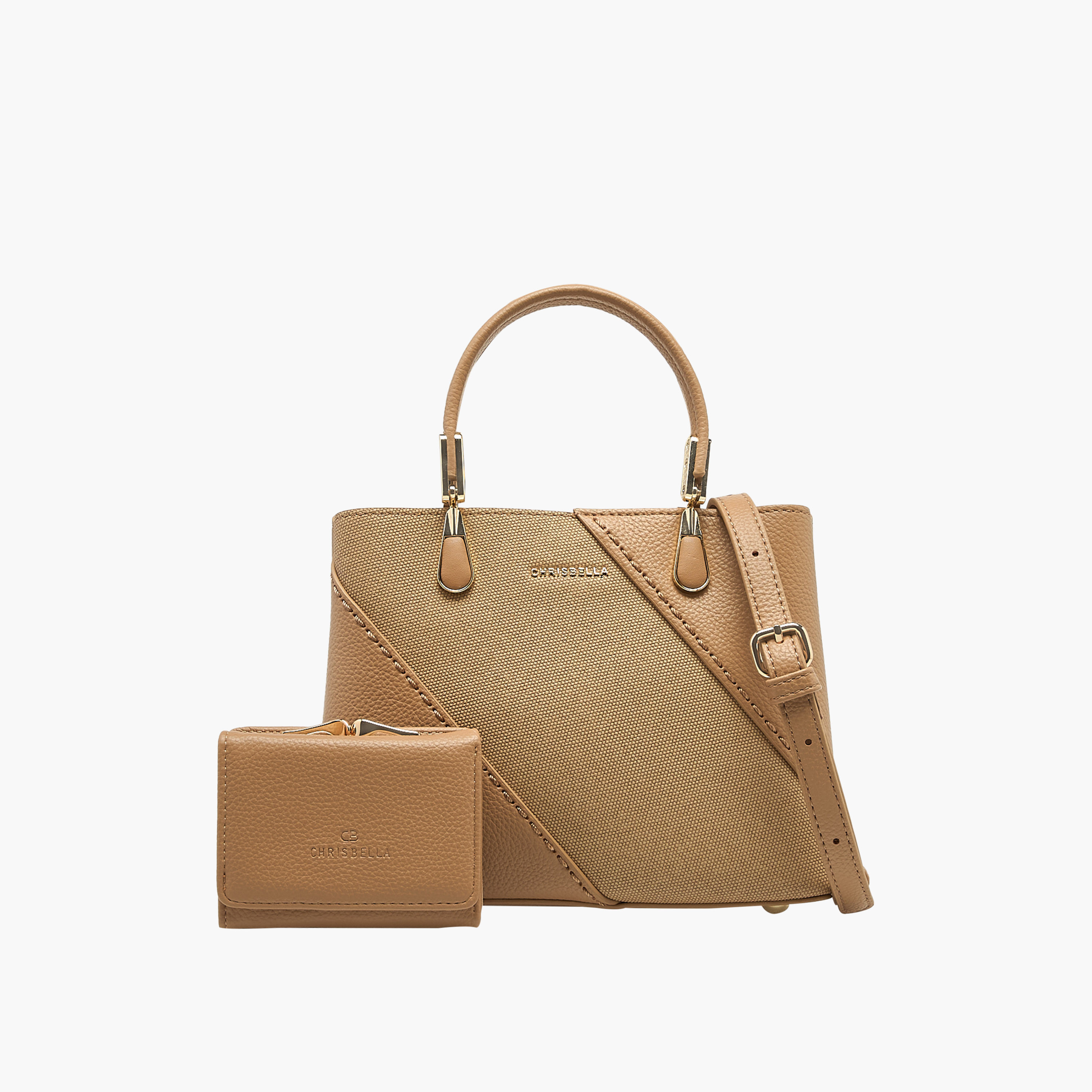 Chrisbella Textured Crossbody Bag with Wallet-women-bagsandwallets-handbags-image-1