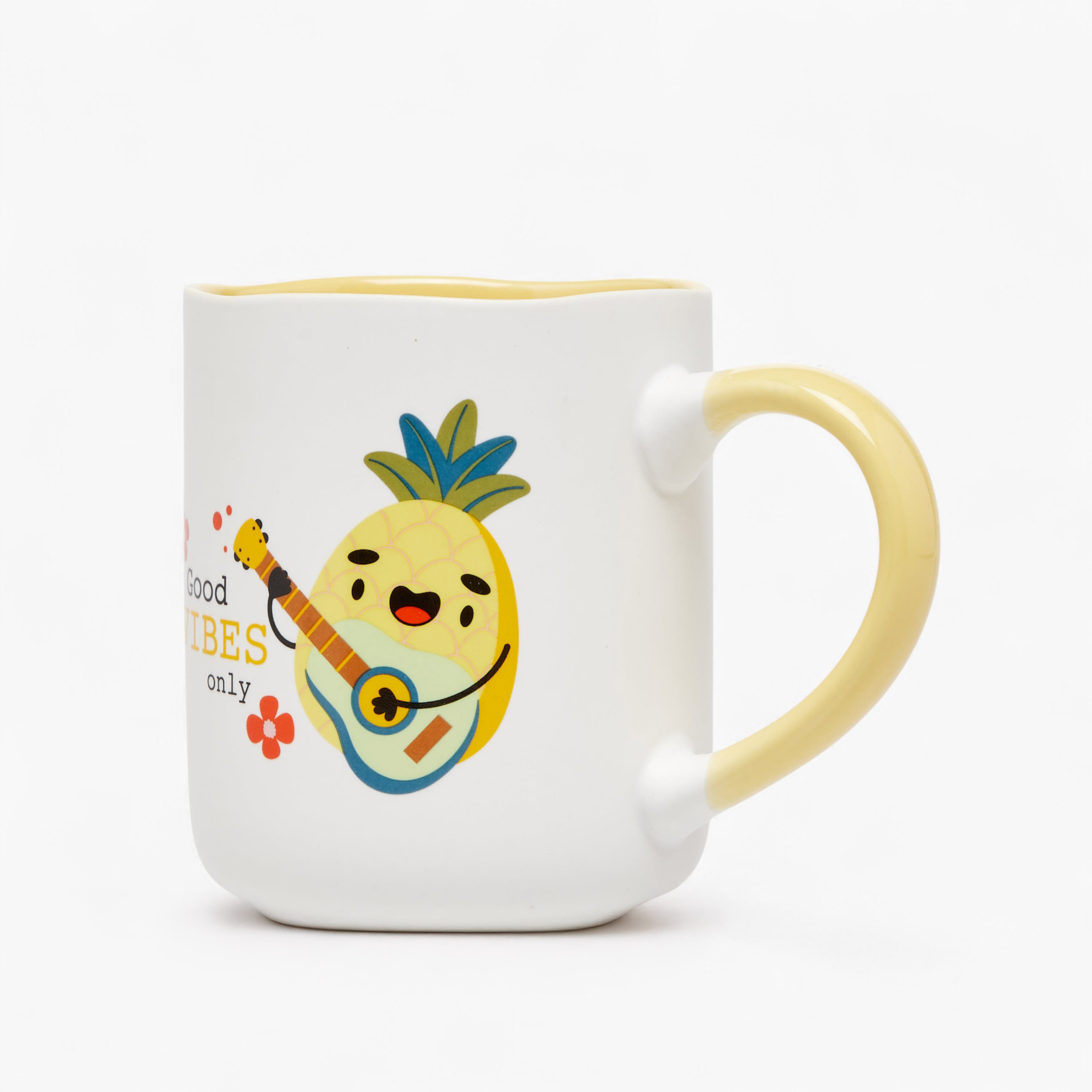 Pineapple Print New Bone China Mug with Handle - 380 ml-household-dining-teaandcoffee-mugsandcups-image-2