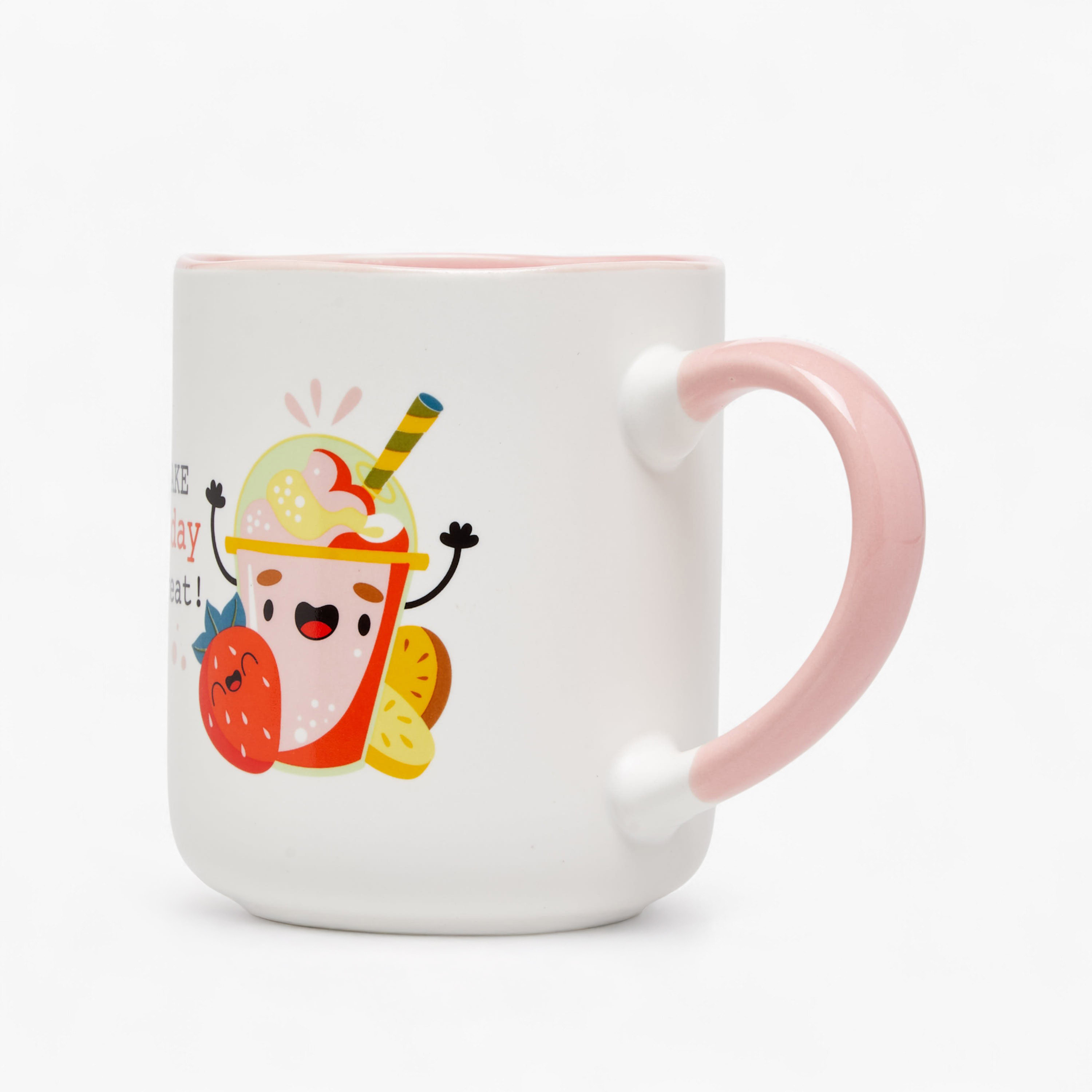 Strawberry Juice Print New Bone China Mug with Handle - 380 ml-household-dining-teaandcoffee-mugsandcups-image-2