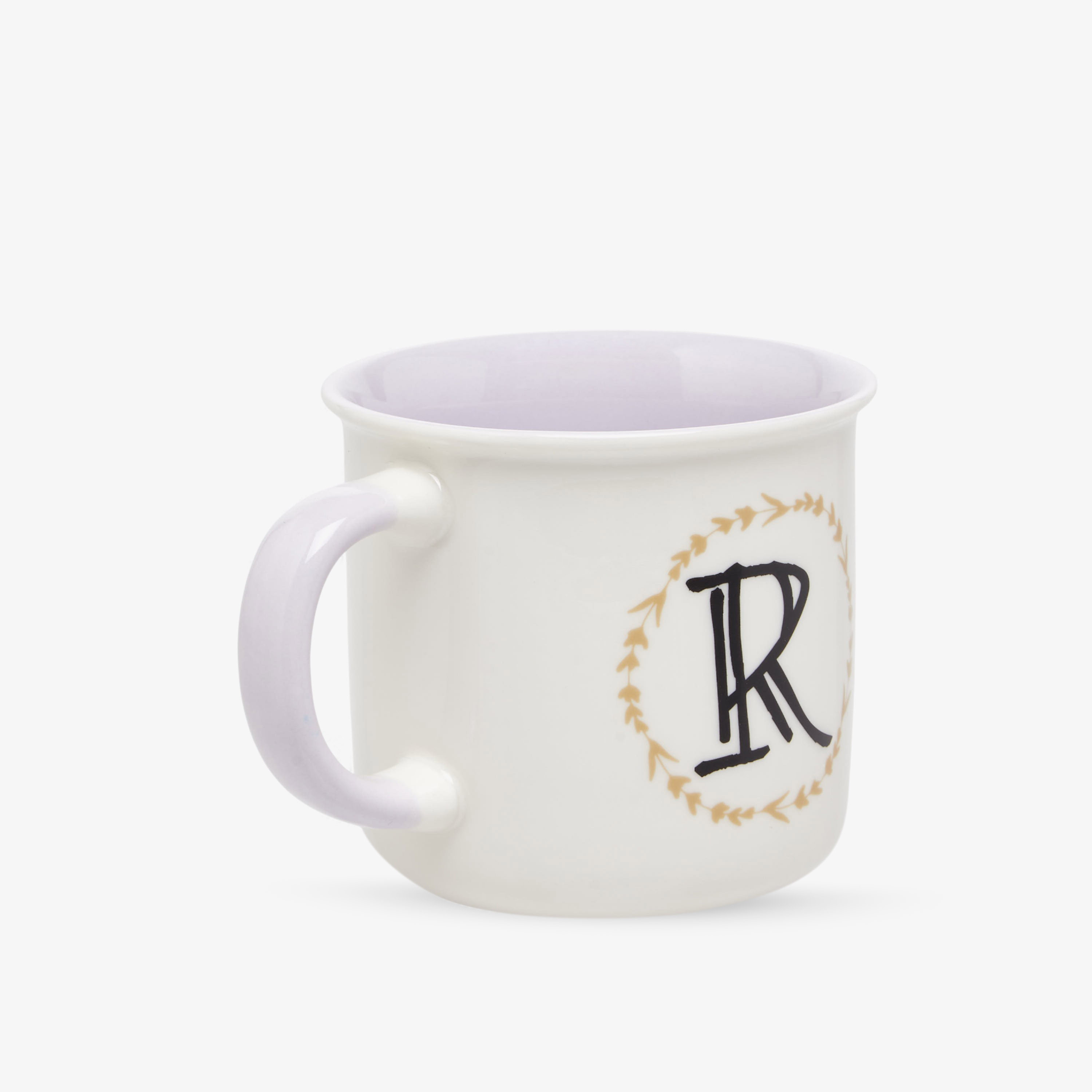 Initial R Print New Bone China Mug with Handle - 335 ml-household-dining-teaandcoffee-mugsandcups-image-3