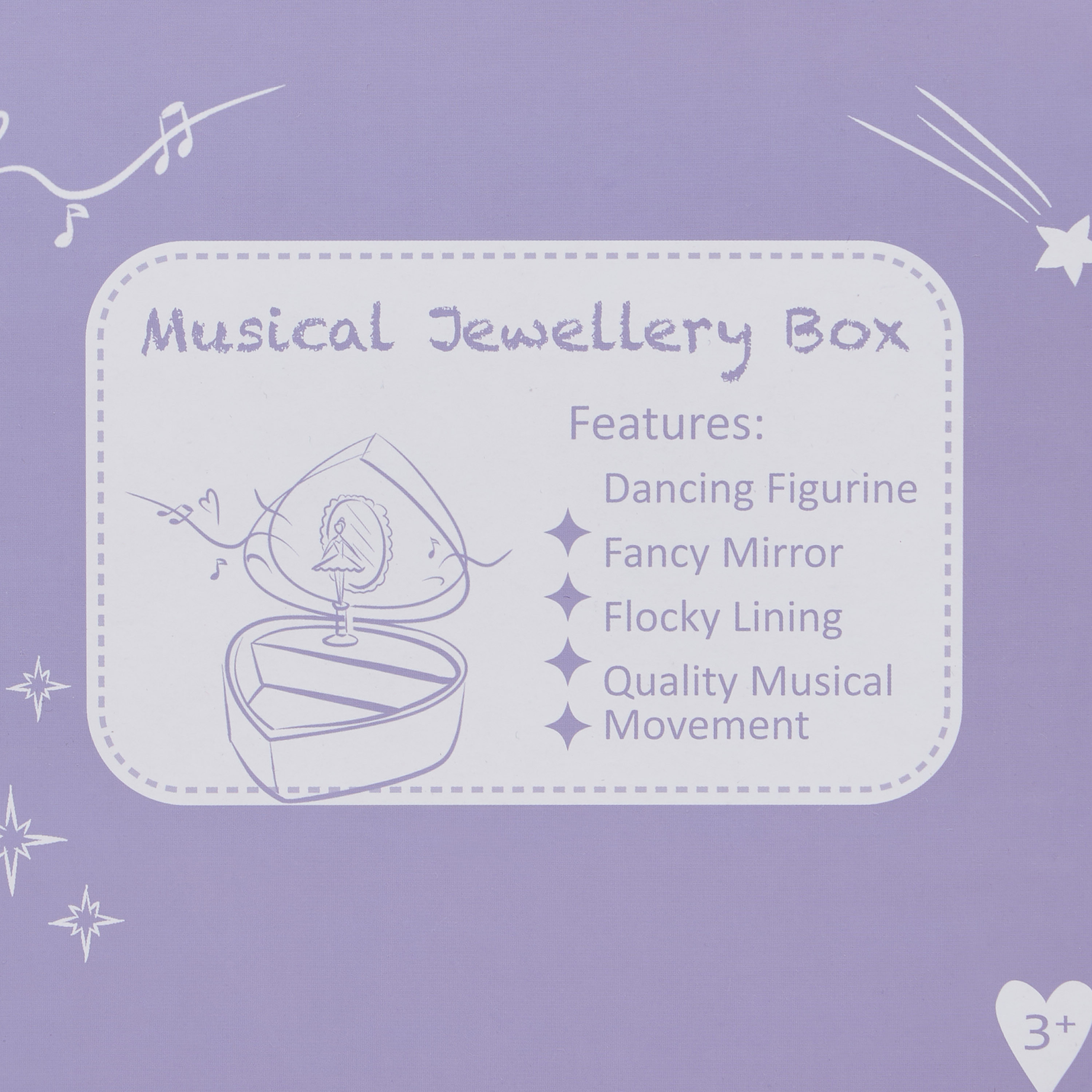 Musical Jewellery Box with Mirror - 14x13x8 cms-women-watchesandjewellery-jewellery-storage-image-9