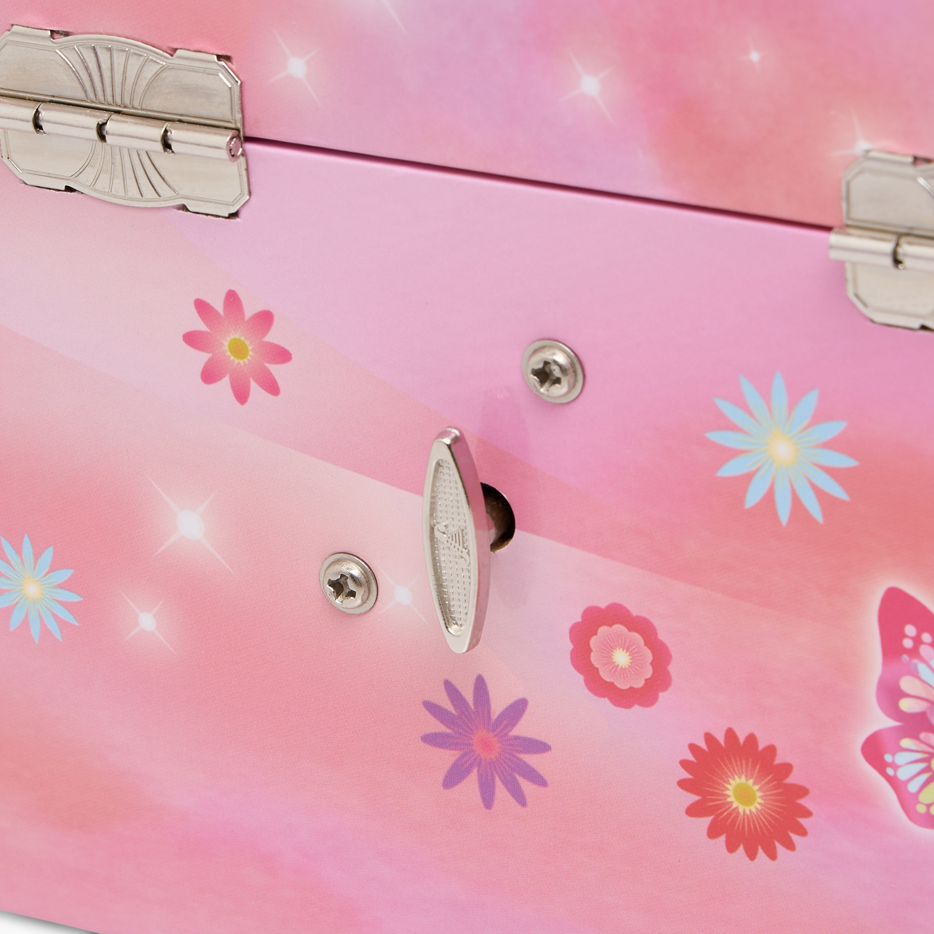 Musical Jewellery Box with Pearl Handle - 17x13x14 cms-women-watchesandjewellery-jewellery-storage-image-7