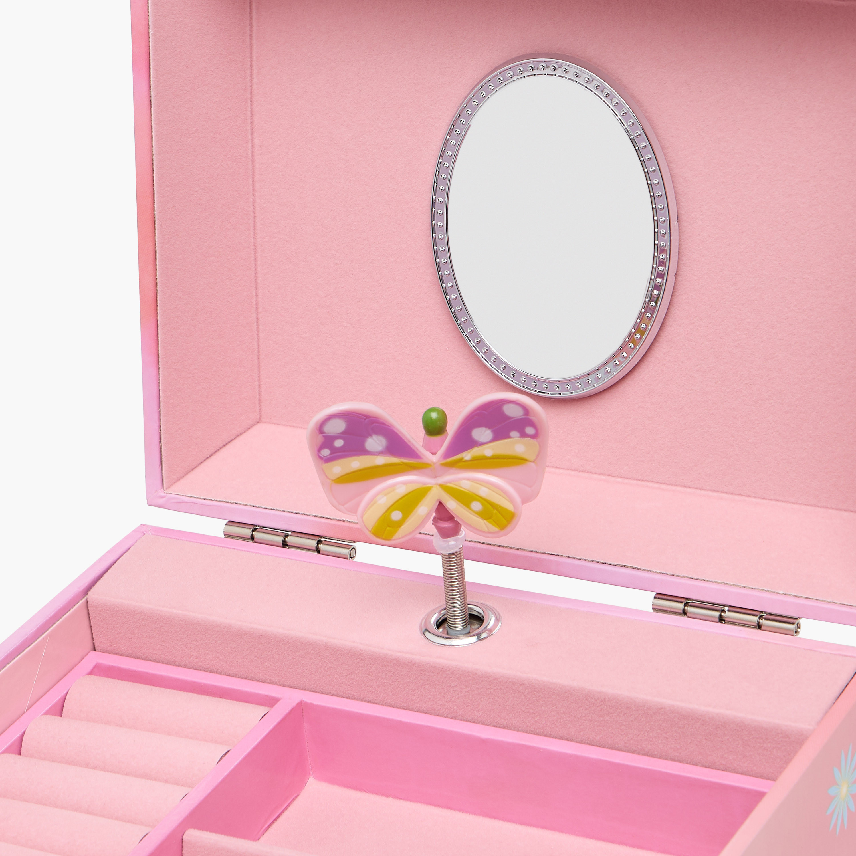 Musical Jewellery Box with Pearl Handle - 17x13x14 cms-women-watchesandjewellery-jewellery-storage-image-8