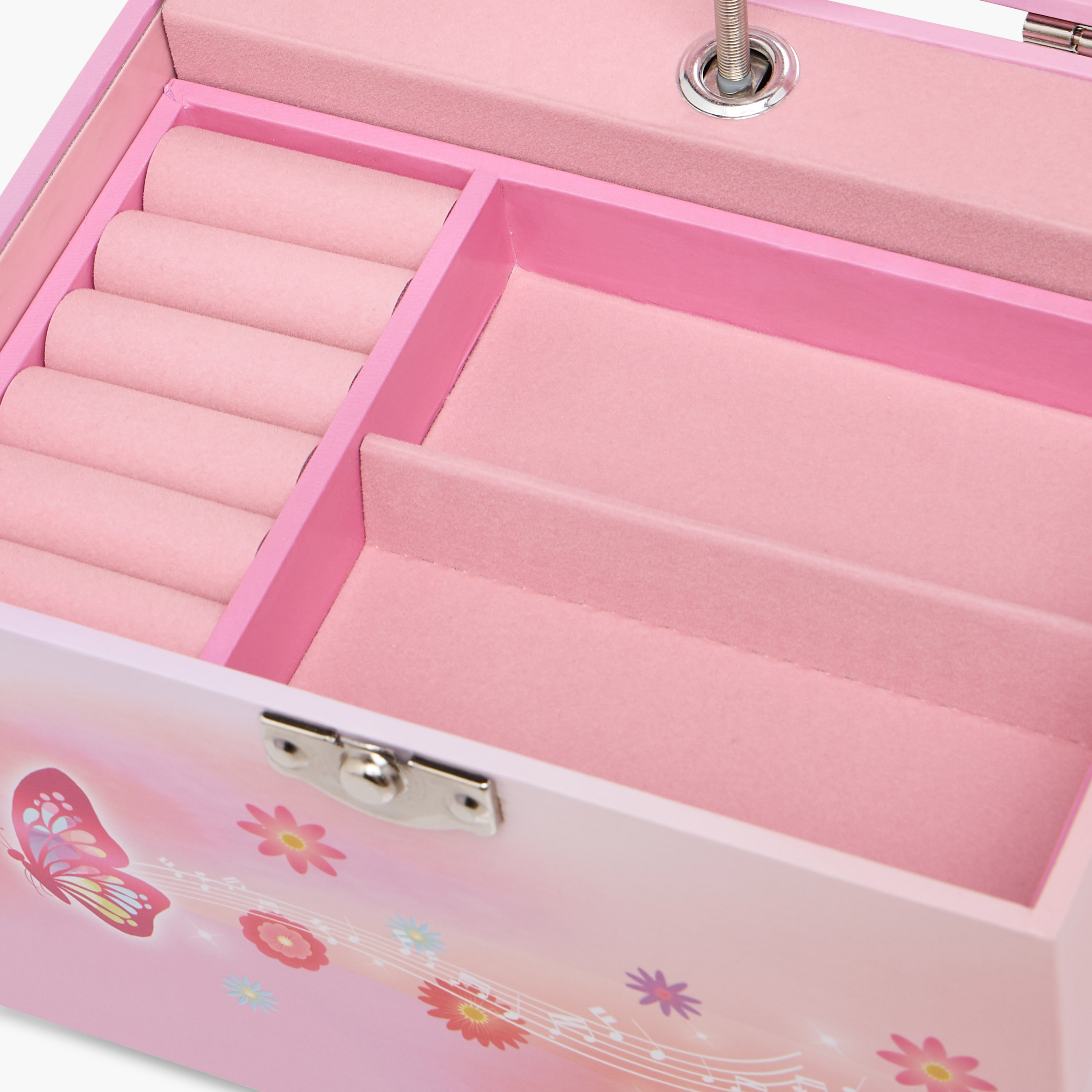 Musical Jewellery Box with Pearl Handle - 17x13x14 cms-women-watchesandjewellery-jewellery-storage-image-9