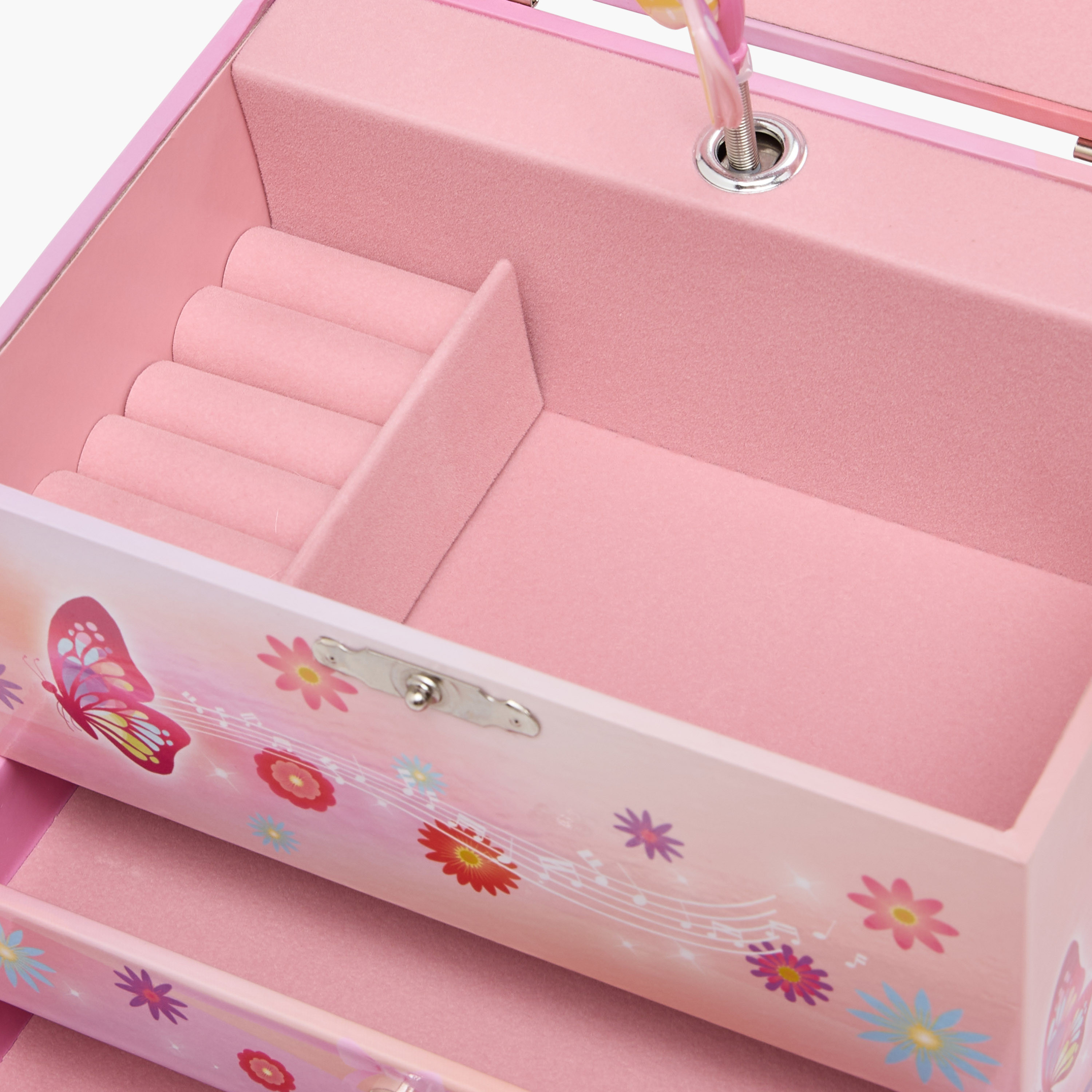 Musical Jewellery Box with Mirror - 16x11x14 cms-women-watchesandjewellery-jewellery-storage-image-7