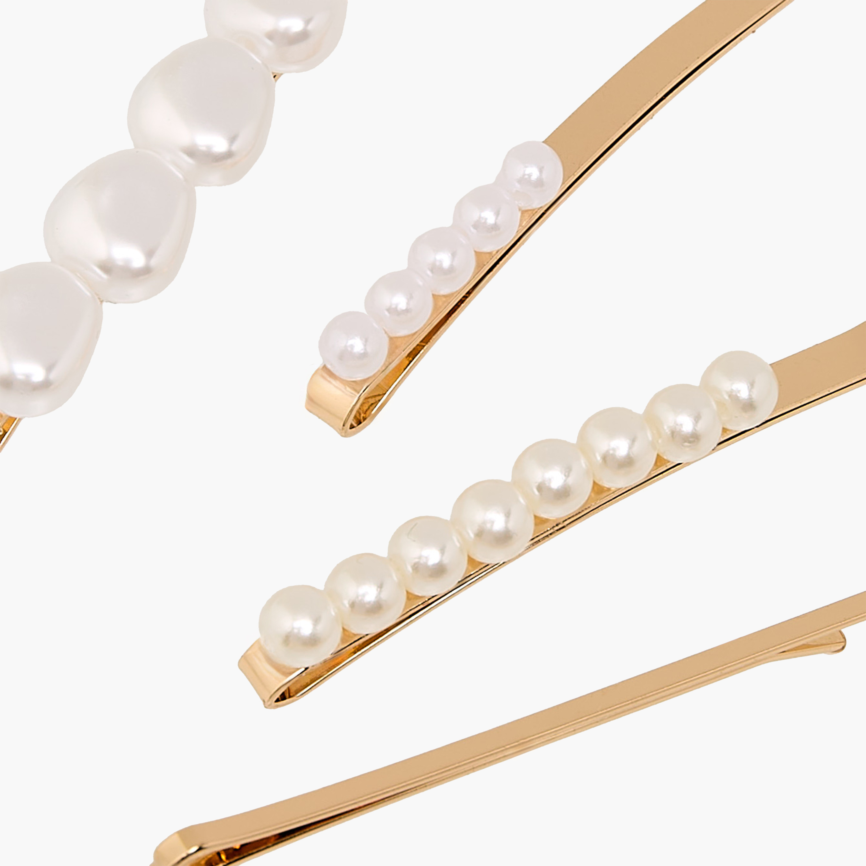 Pack of 4 Hair Pins with Pearl Embellishments-women-hairaccessories-hairpins-image-4