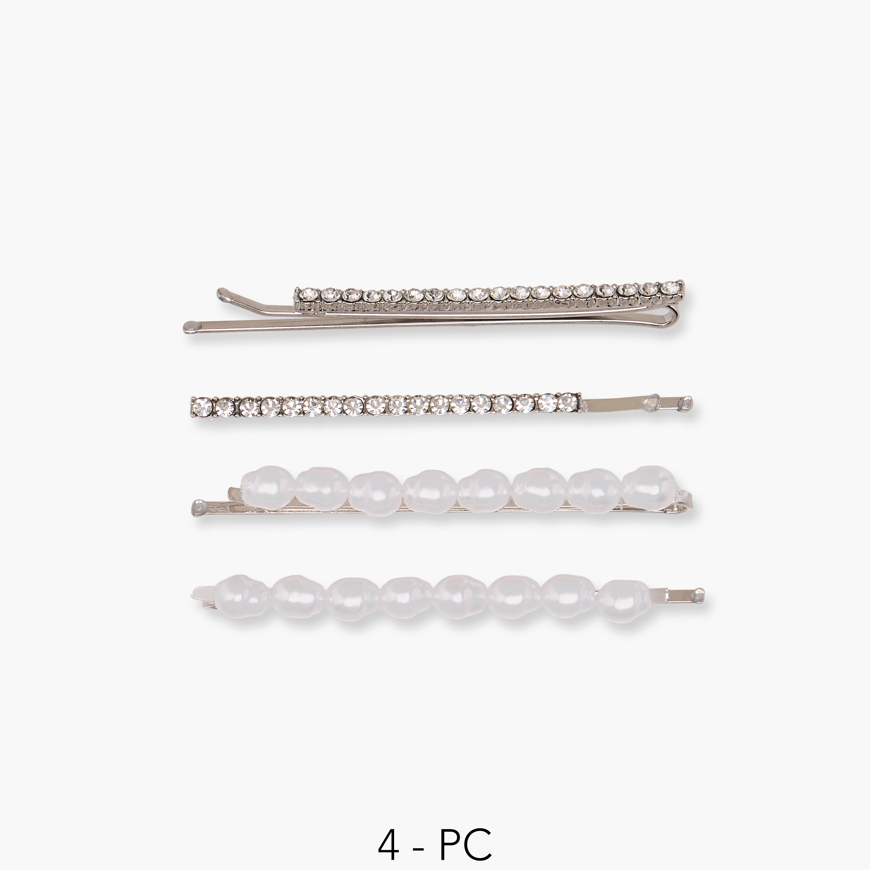 طقم دبابيس شعر مزينة - 4 قطع-women-hairaccessories-hairpins-image-1
