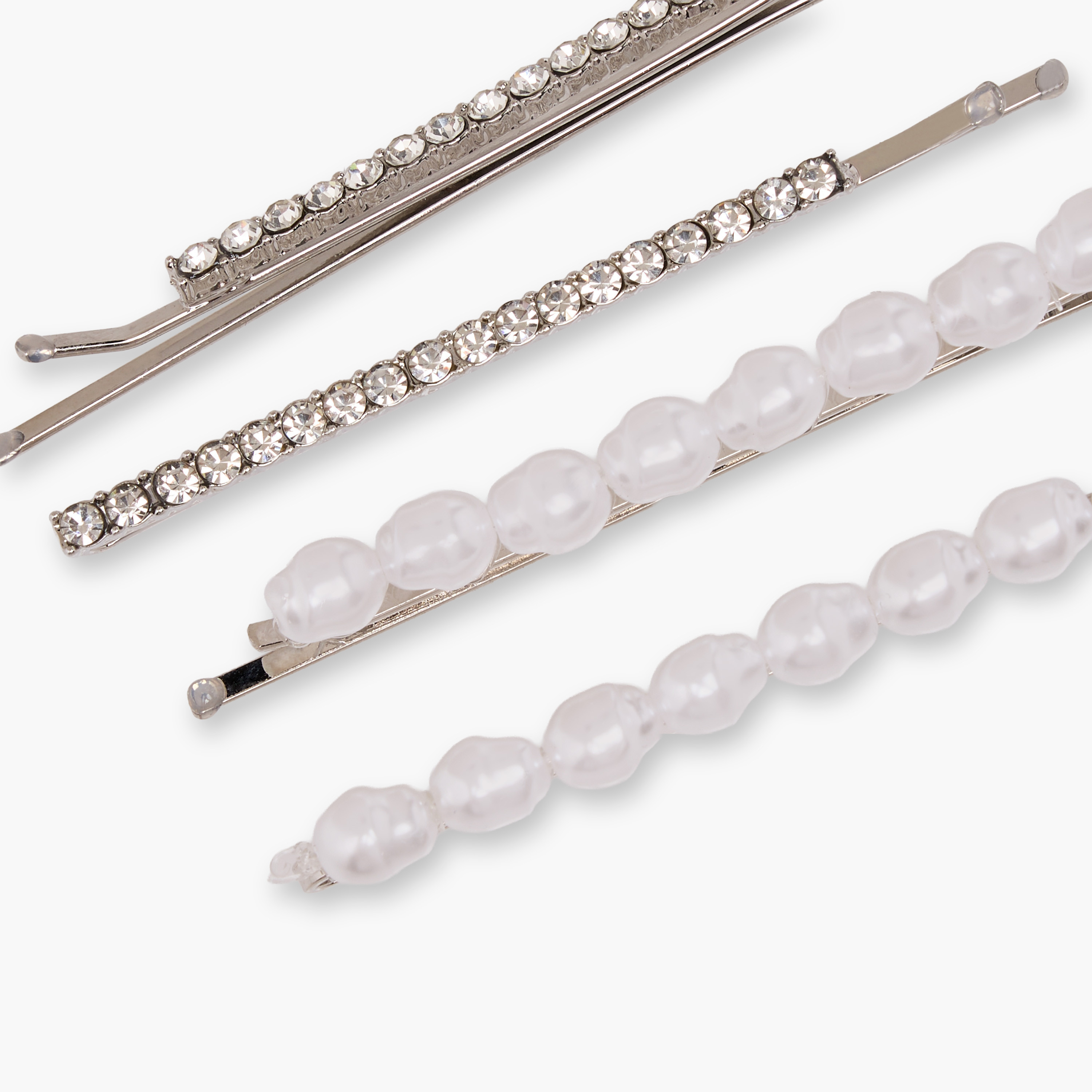 طقم دبابيس شعر مزينة - 4 قطع-women-hairaccessories-hairpins-image-3