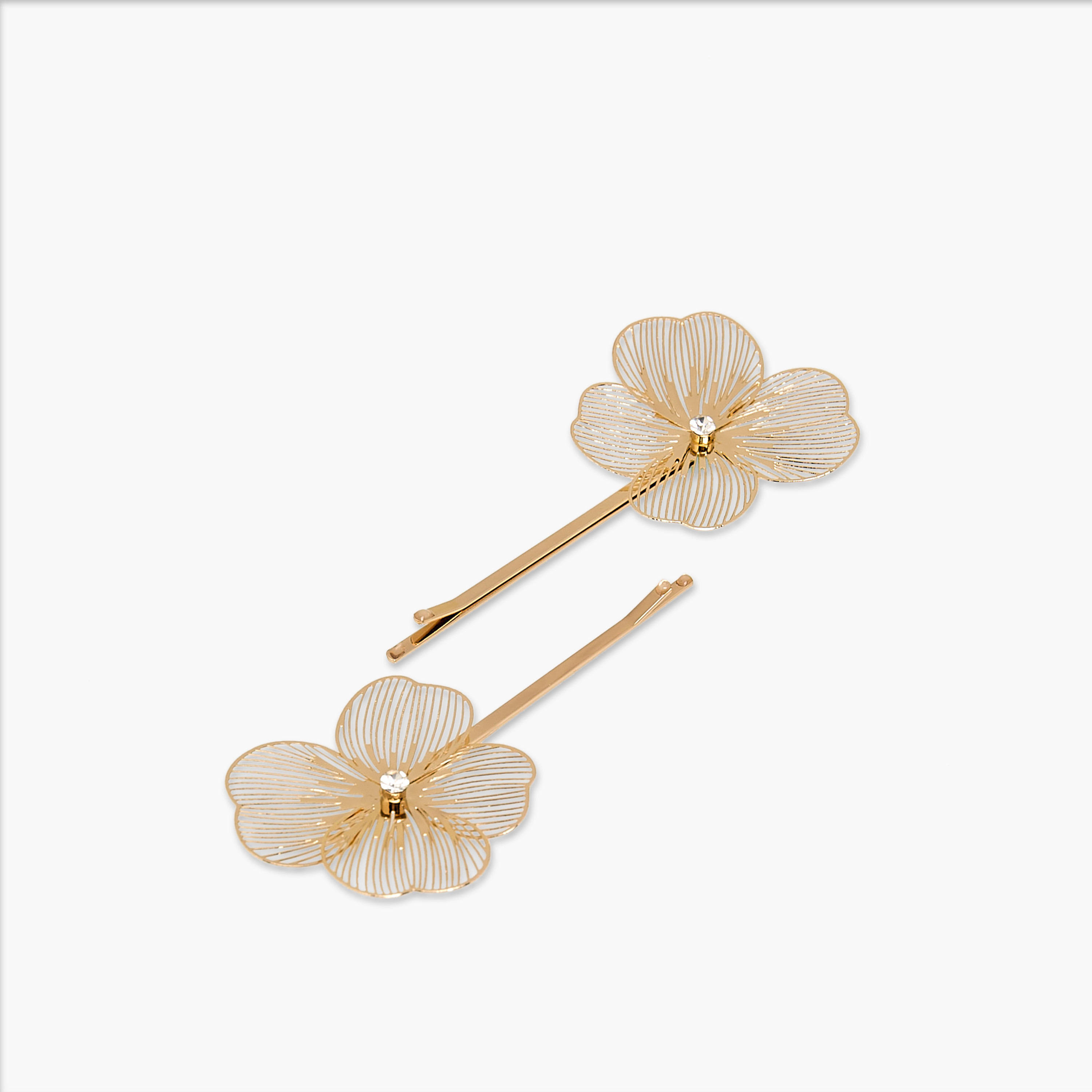 Pack of 2 Hair Pin with Floral Accent-women-hairaccessories-hairpins-image-3