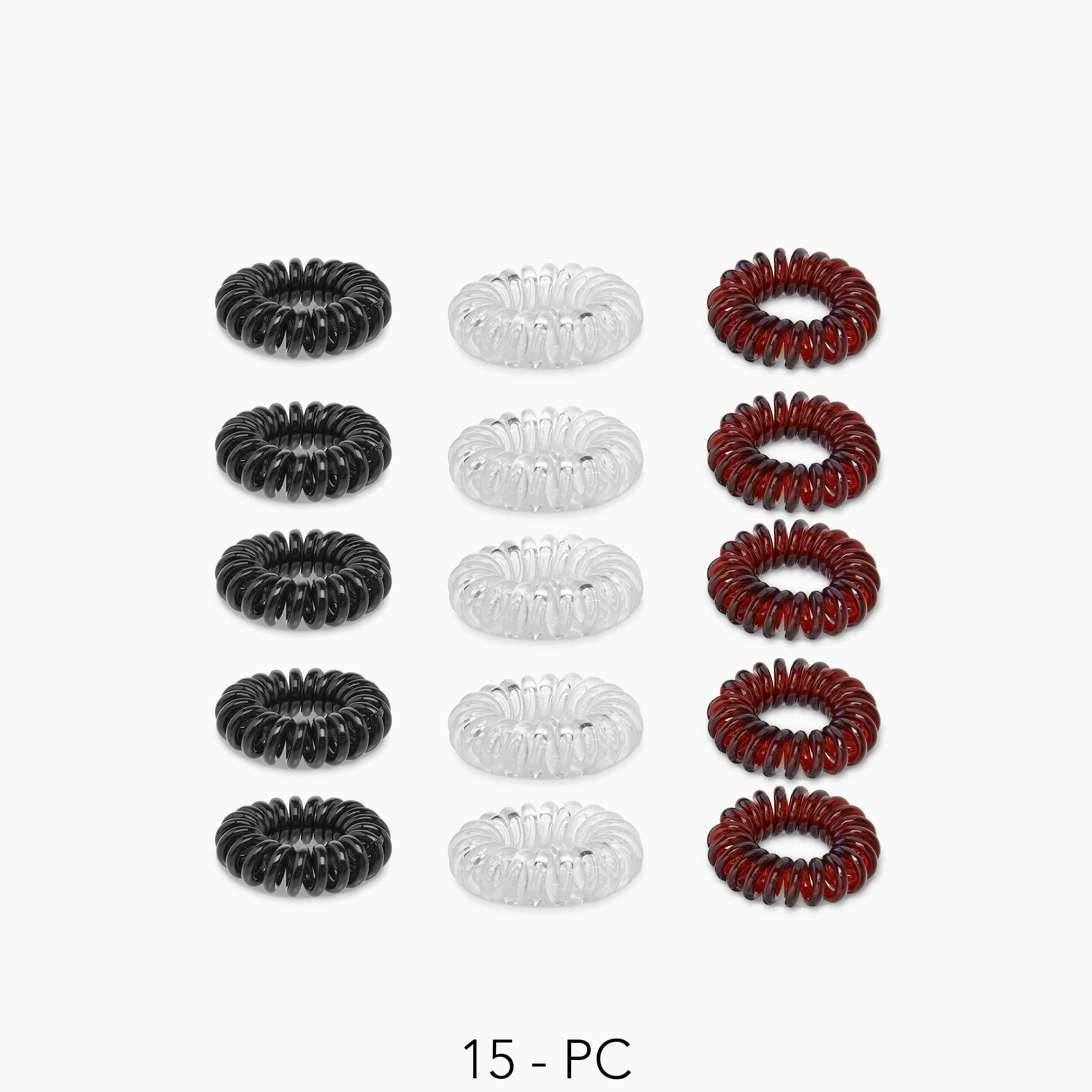 ربطات شعر لولبية - طقم 15 قطعة-women-hairaccessories-sets-image-1