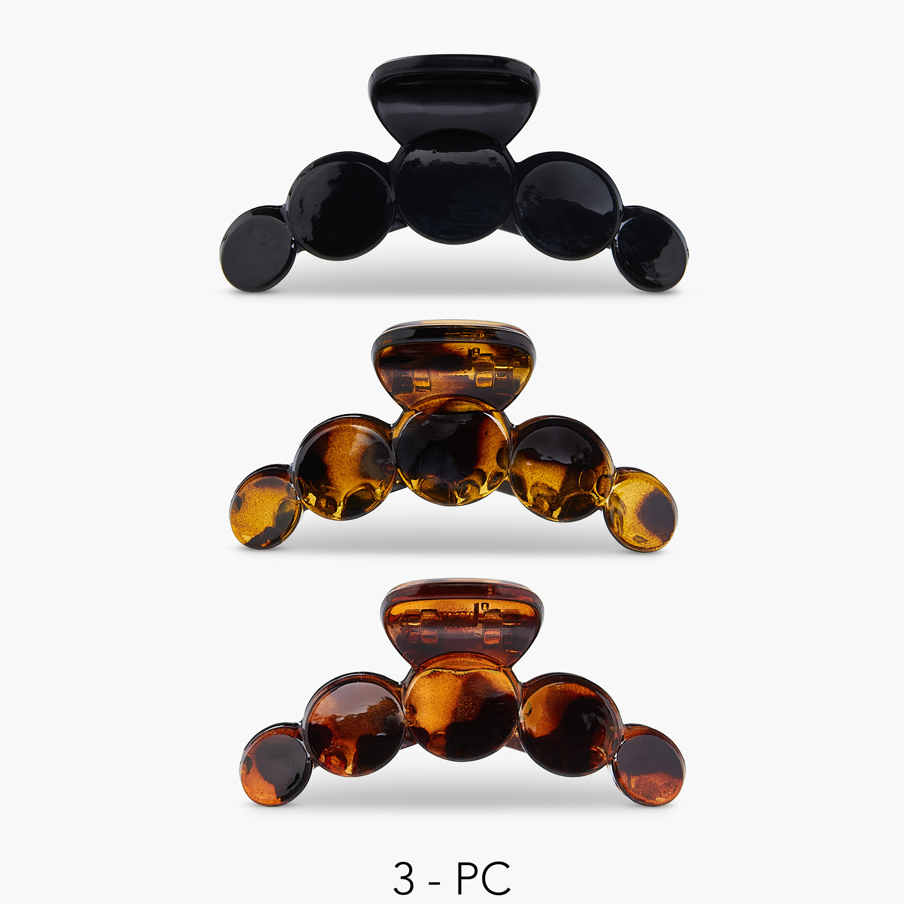 Pack of 3 Bubble Hair Clamps-women-hairaccessories-clamps-image-1