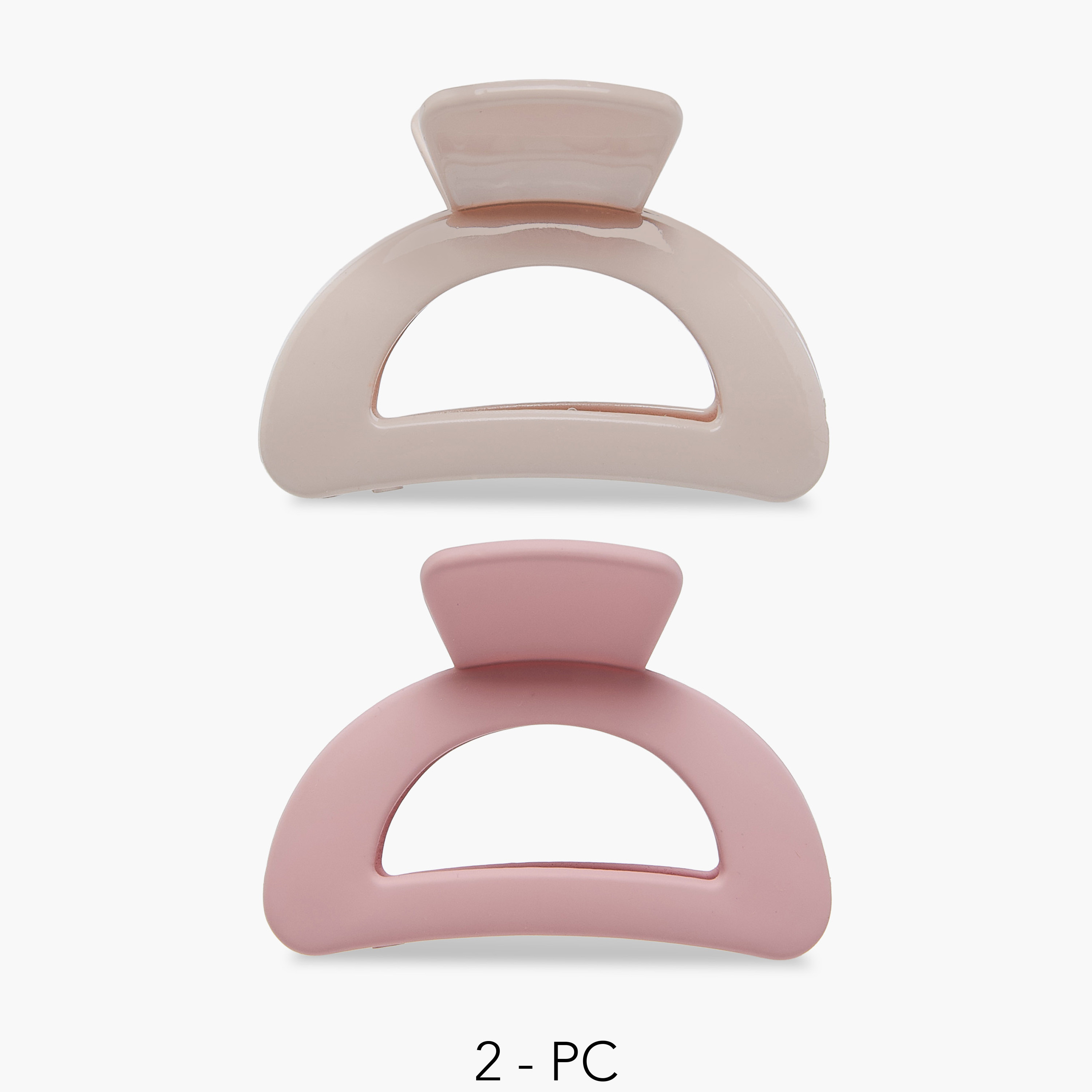 مشابك شعر بتصميم قوس - طقم من قطعتين-women-hairaccessories-clamps-image-1
