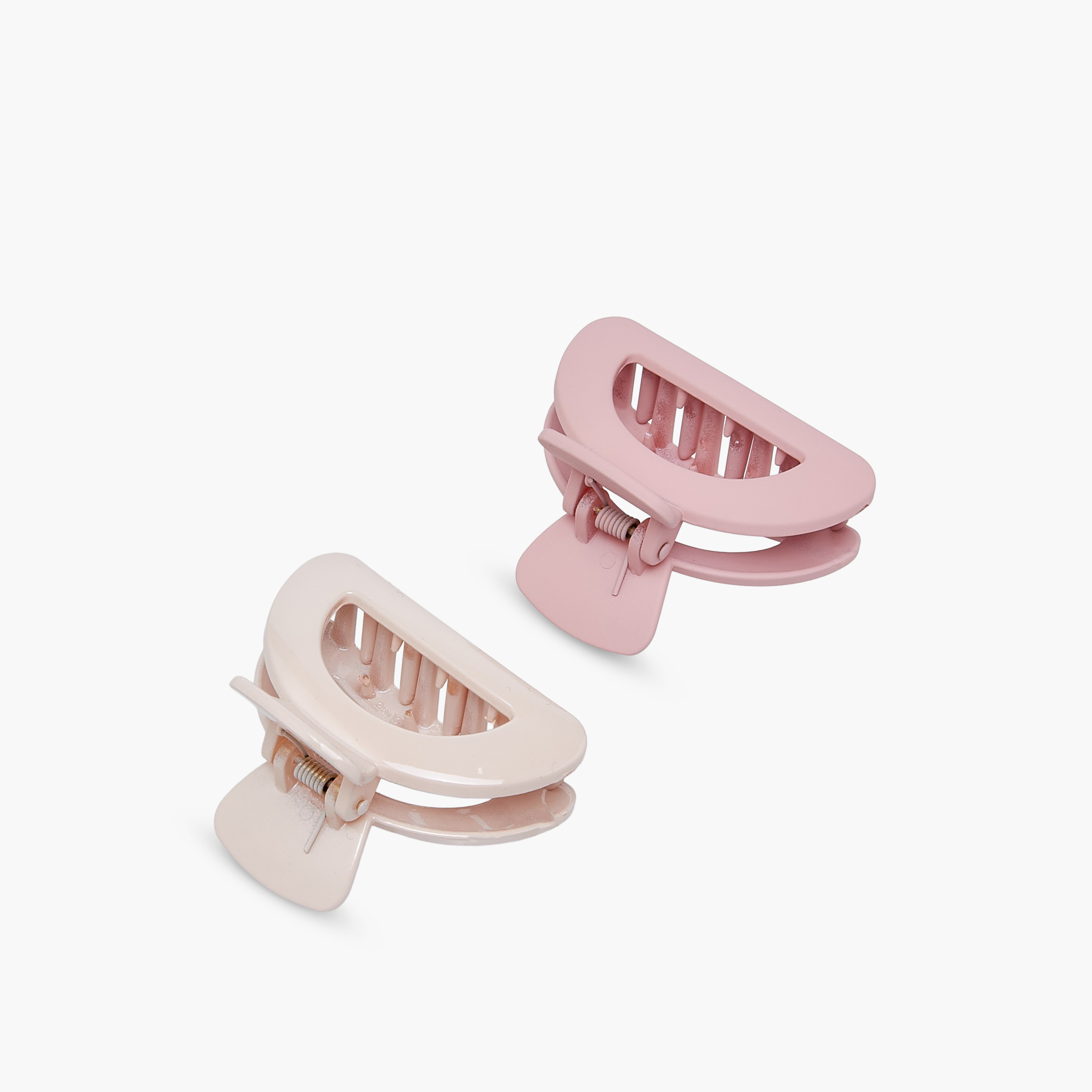 مشابك شعر بتصميم قوس - طقم من قطعتين-women-hairaccessories-clamps-image-4