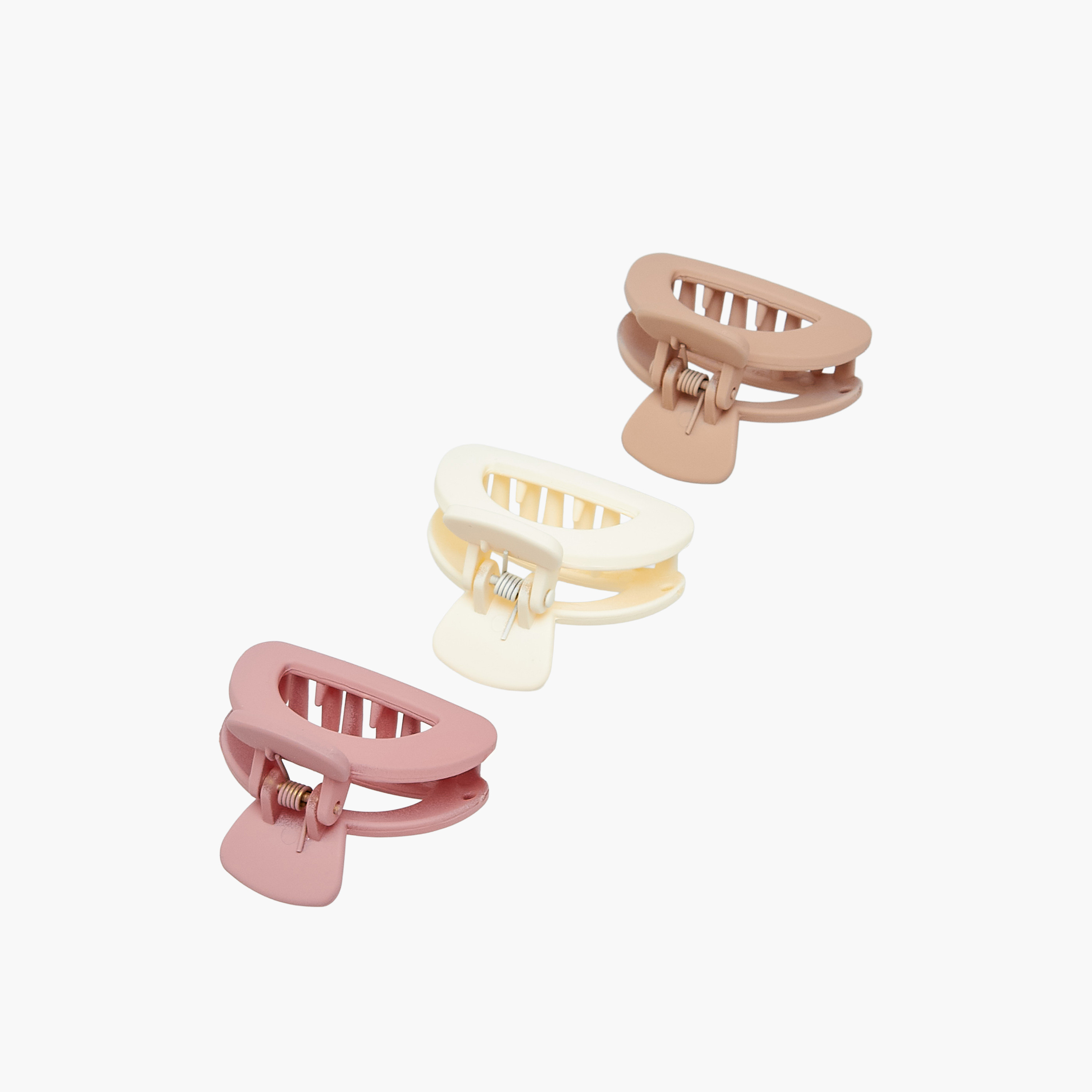 Pack of 3 Hair Clamps with Matte Finish-women-hairaccessories-clamps-image-5