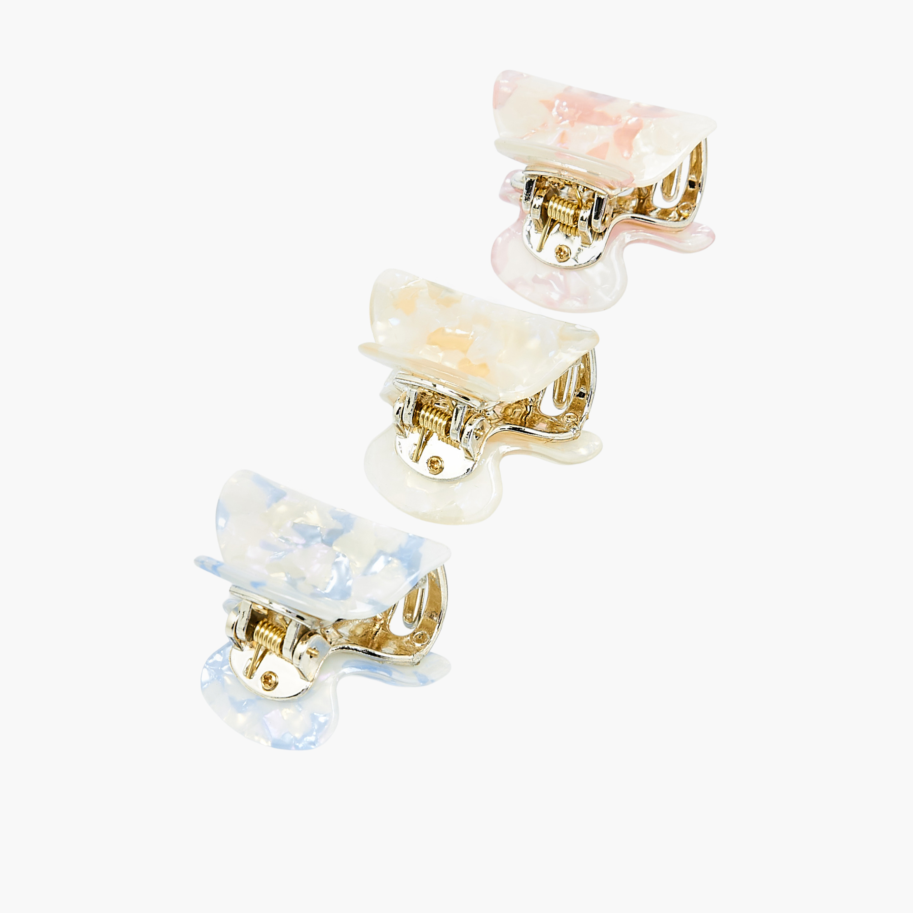 مشابك شعر بطبعات رخامية - طقم من 3 قطع-women-hairaccessories-clamps-image-5