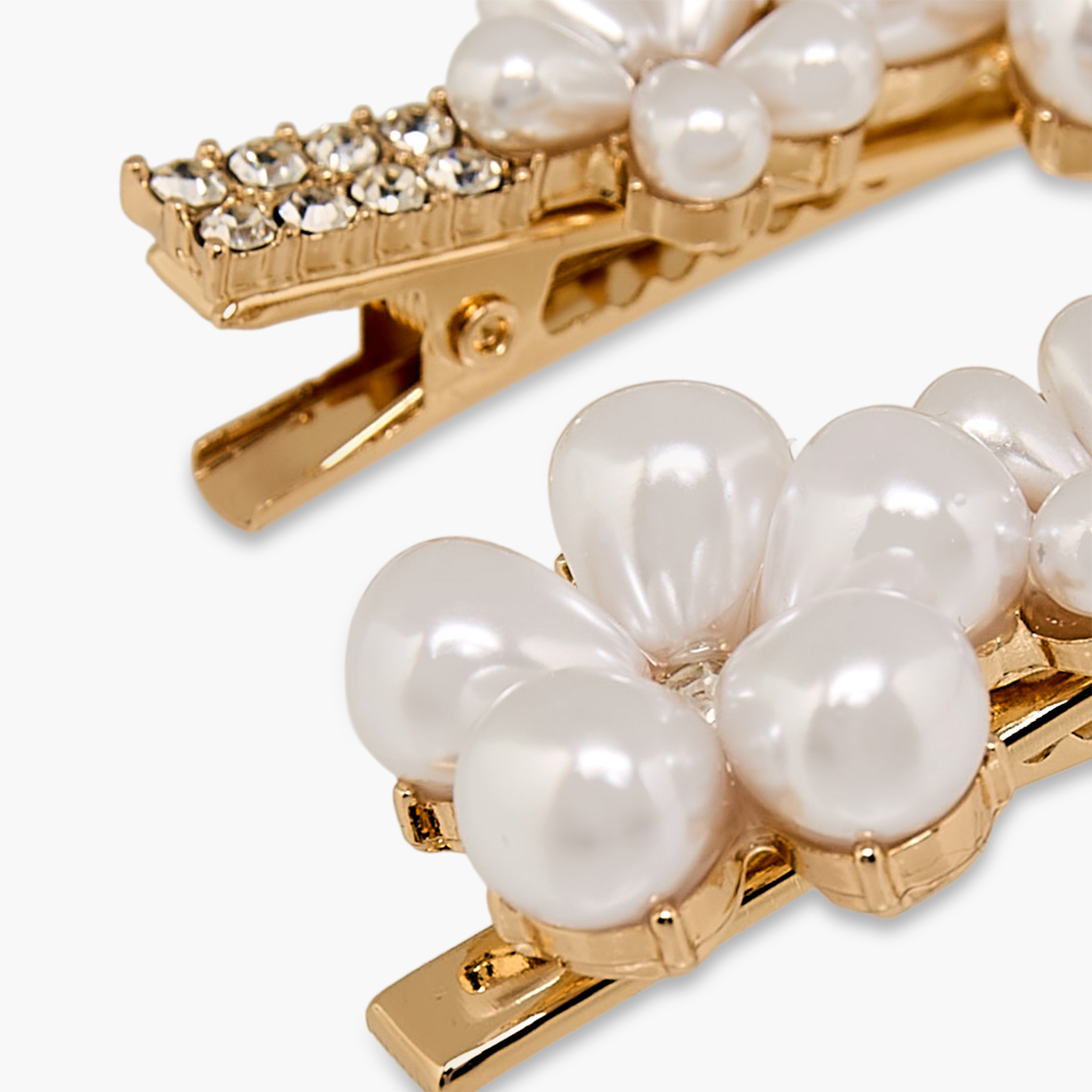 Pack of 2 Hair Clips with Pearl Embellishments-women-hairaccessories-clips-image-4