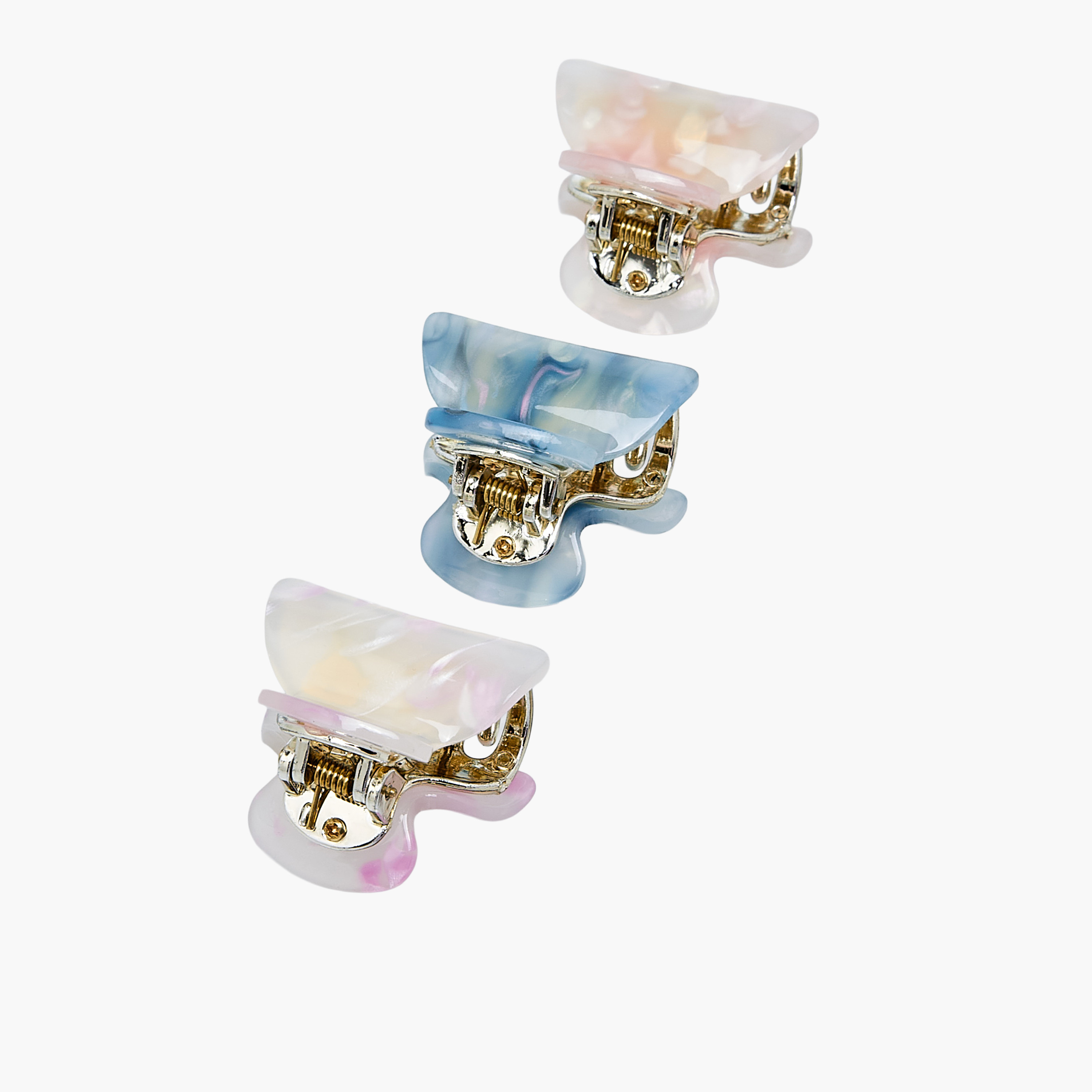 مشابك شعر بطبعات رخامية - طقم من 3 قطع-women-hairaccessories-clamps-image-5