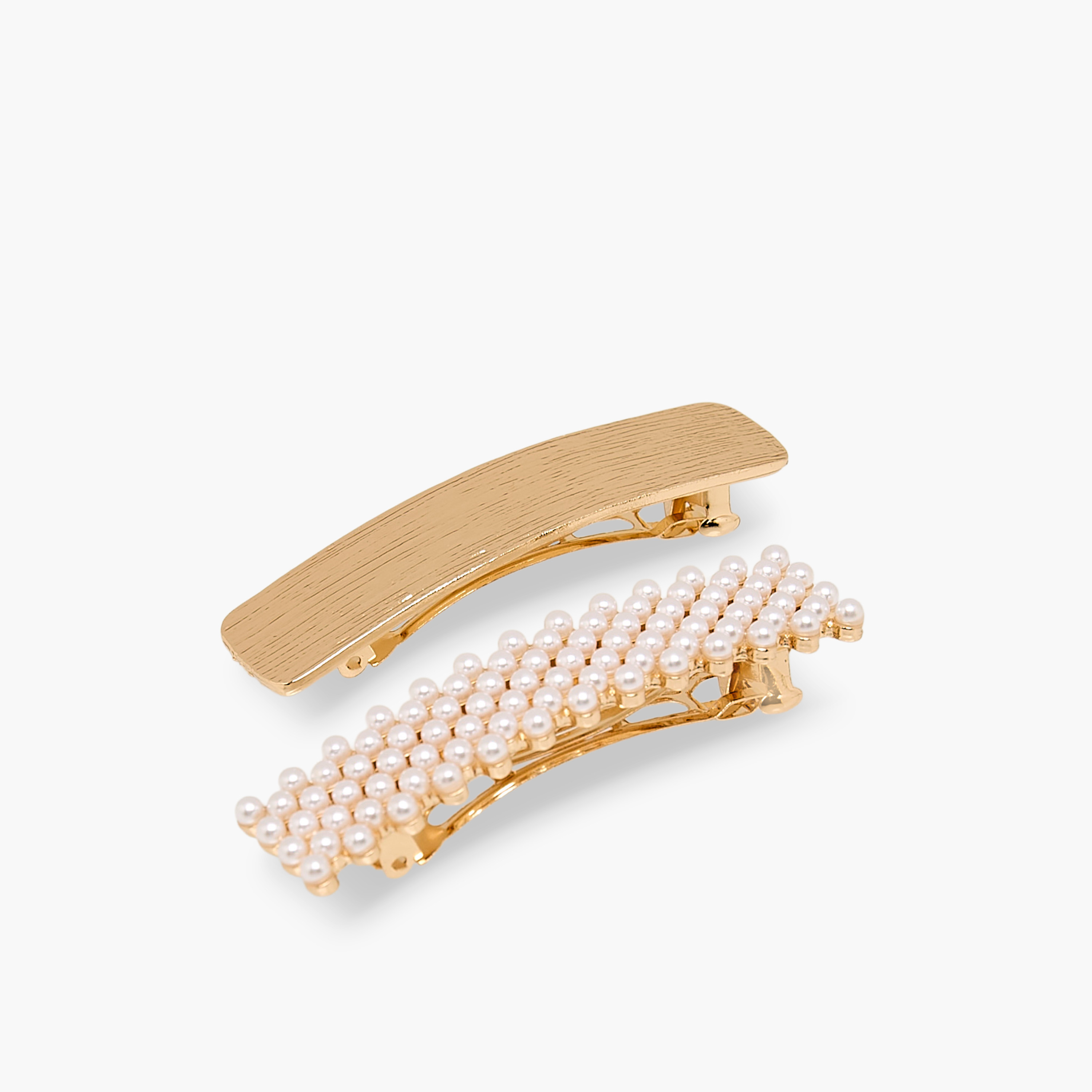 Pack of 2 Hair Clips with Embellishments-women-hairaccessories-clips-image-3