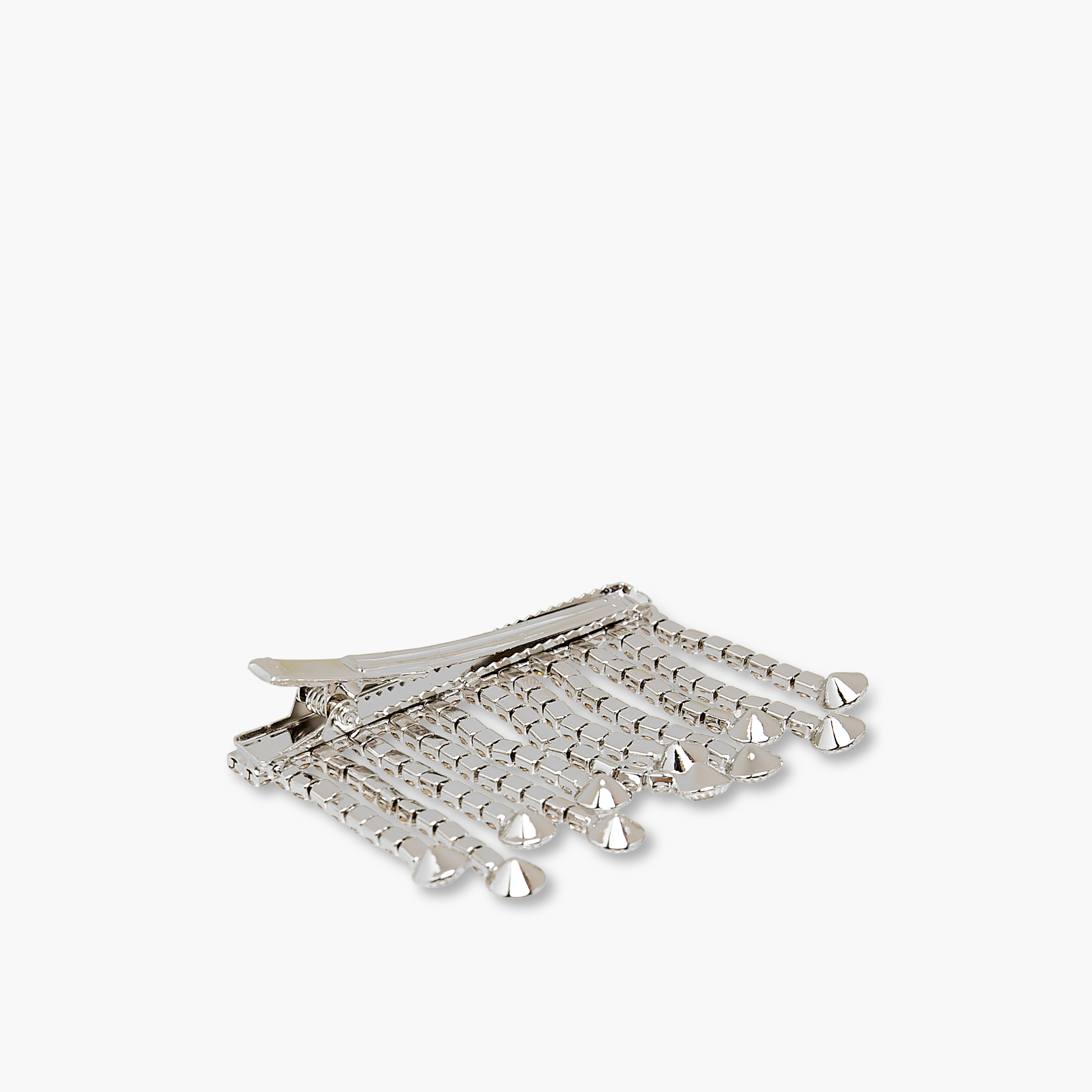 مشبك شعر مزين بشراريب وحجر الراين-women-hairaccessories-clips-image-3