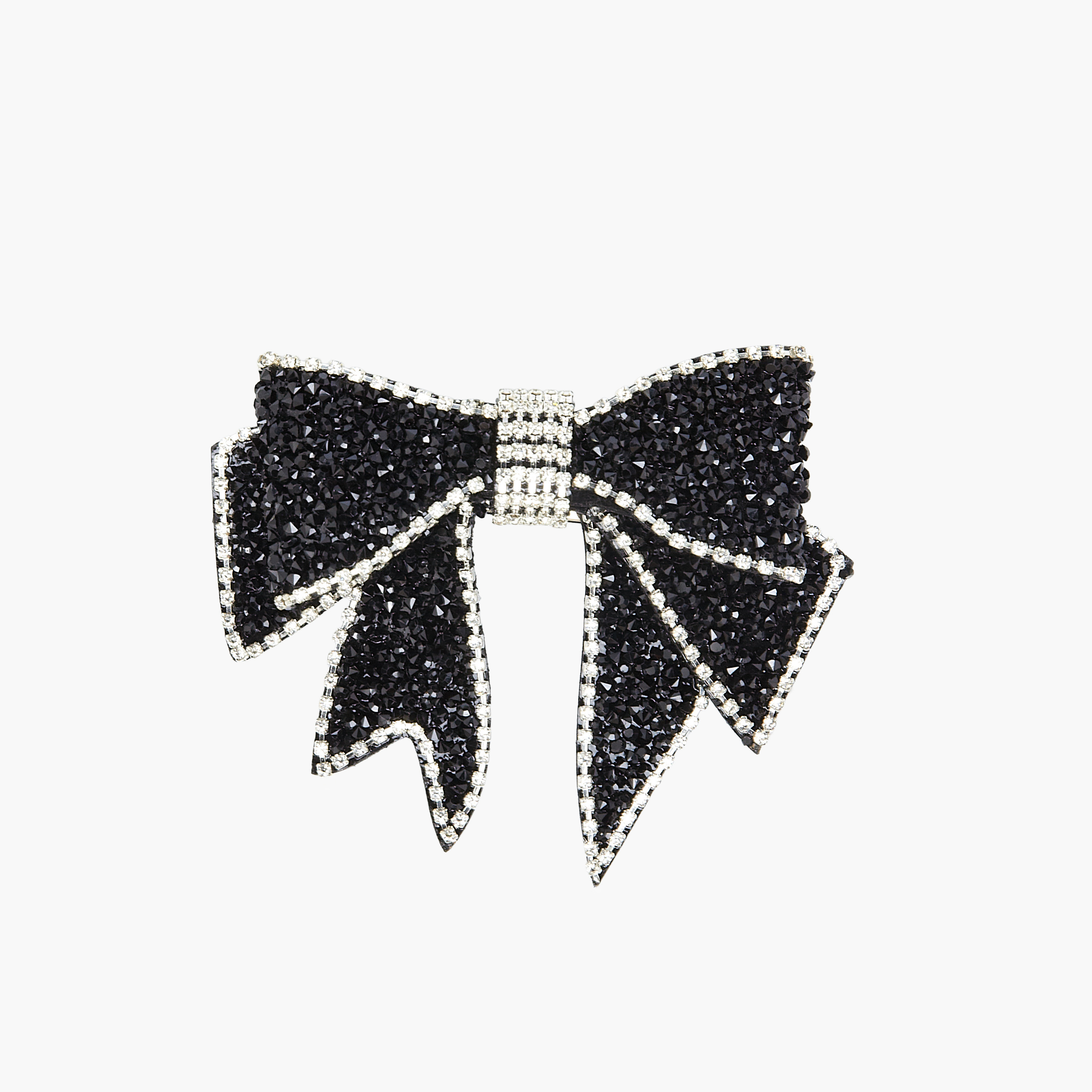 Barrette Hair Clip with Bow Accent-women-hairaccessories-clips-image-1