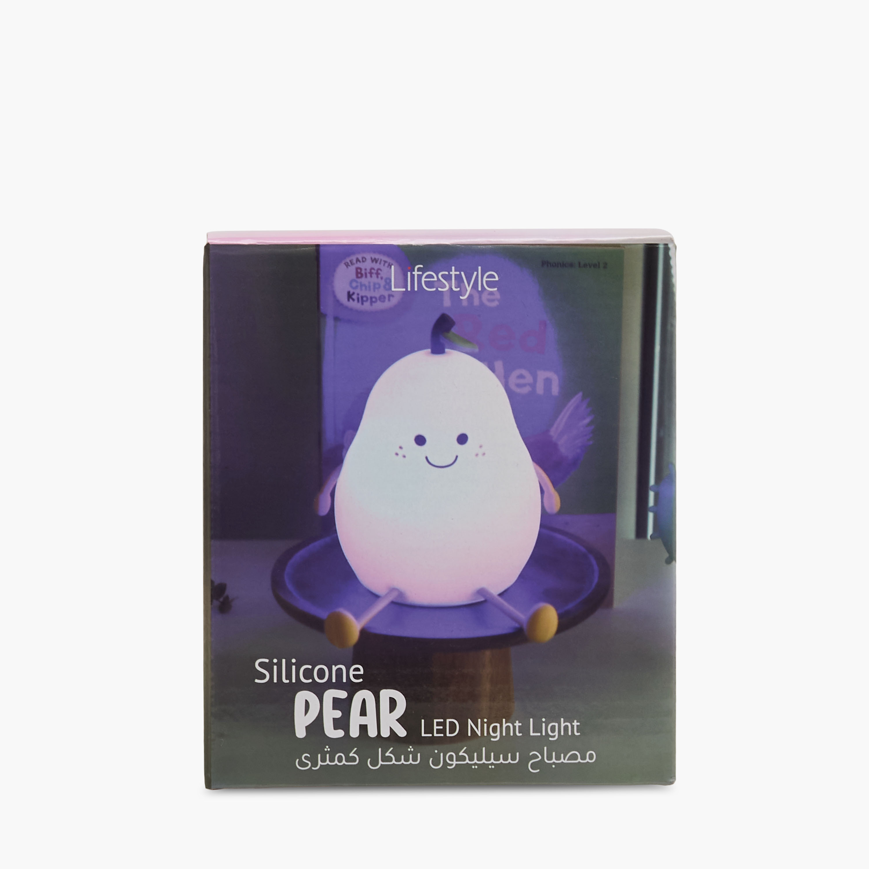 Pear Silicone LED Tap Light - 12x11x14 cms-baby-nursery-roomdecor-image-7