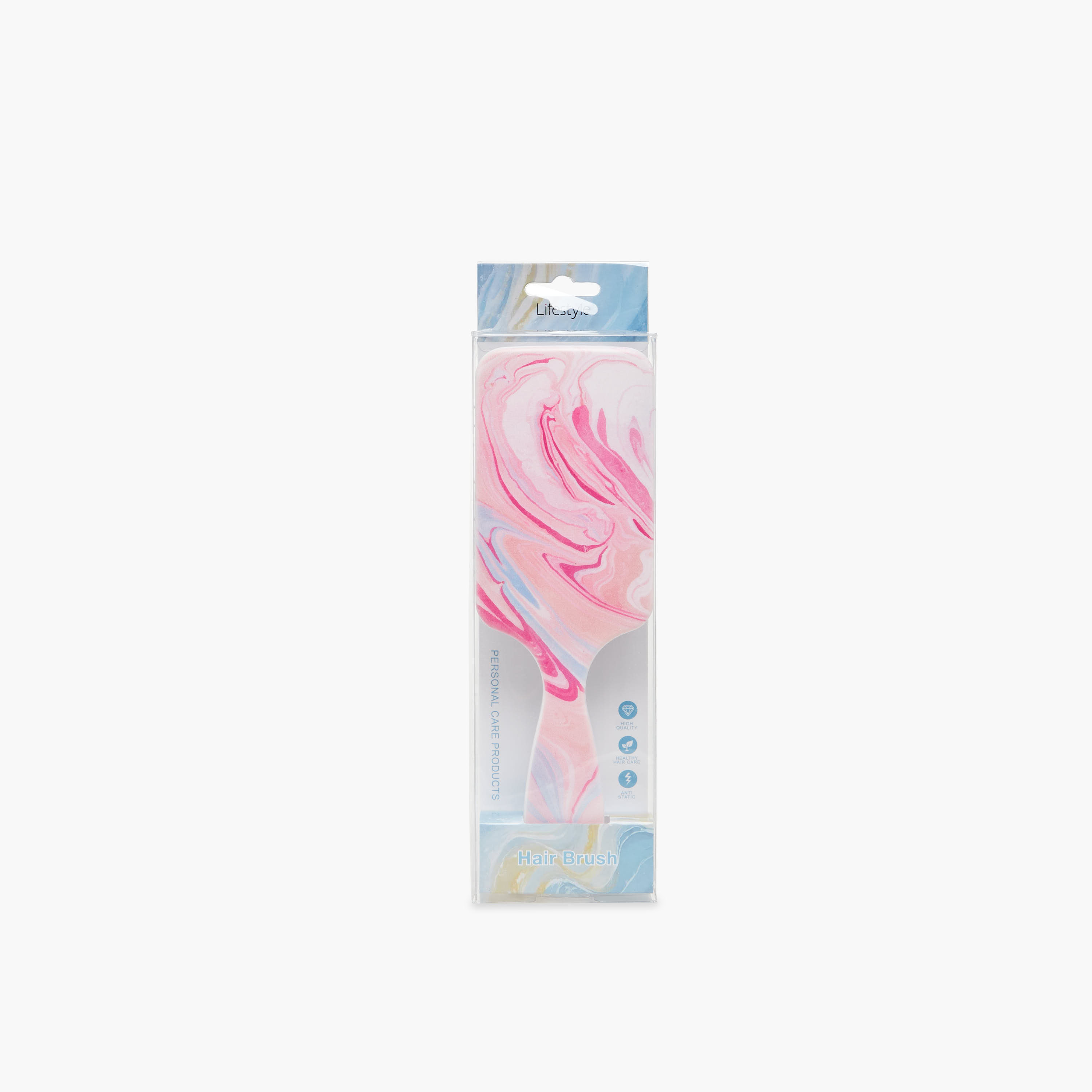 Paddle Hair Brush with Marble Print-women-hairaccessories-brushesandcombs-image-4