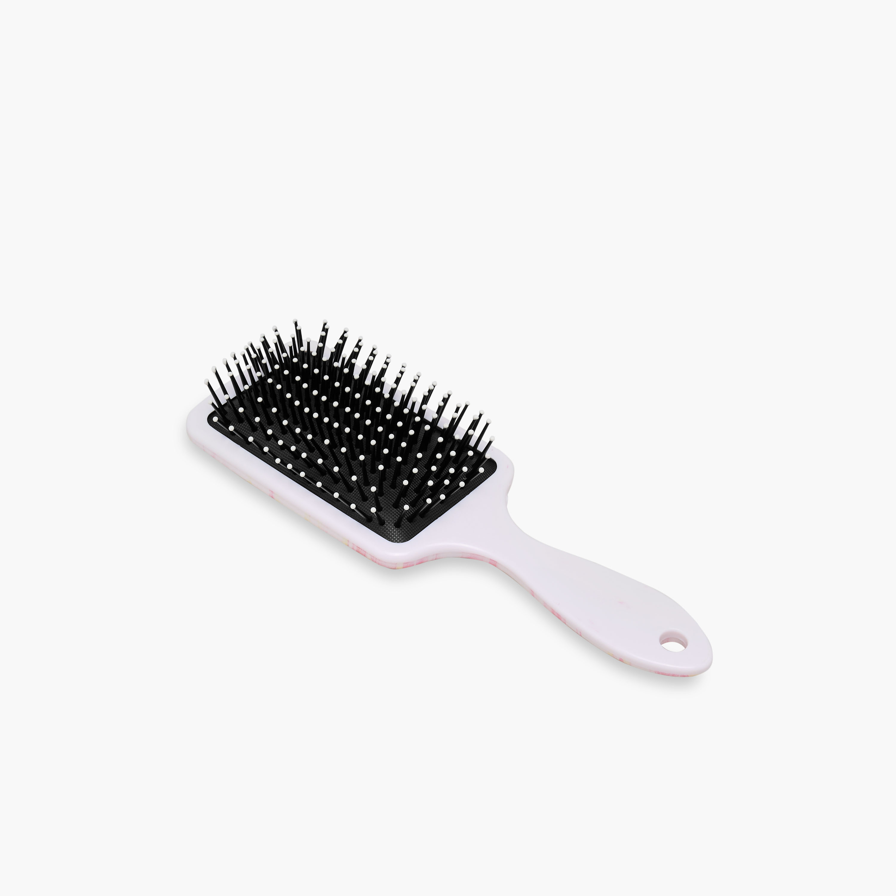 Paddle Hair Brush with Marble Print-women-hairaccessories-brushesandcombs-image-2