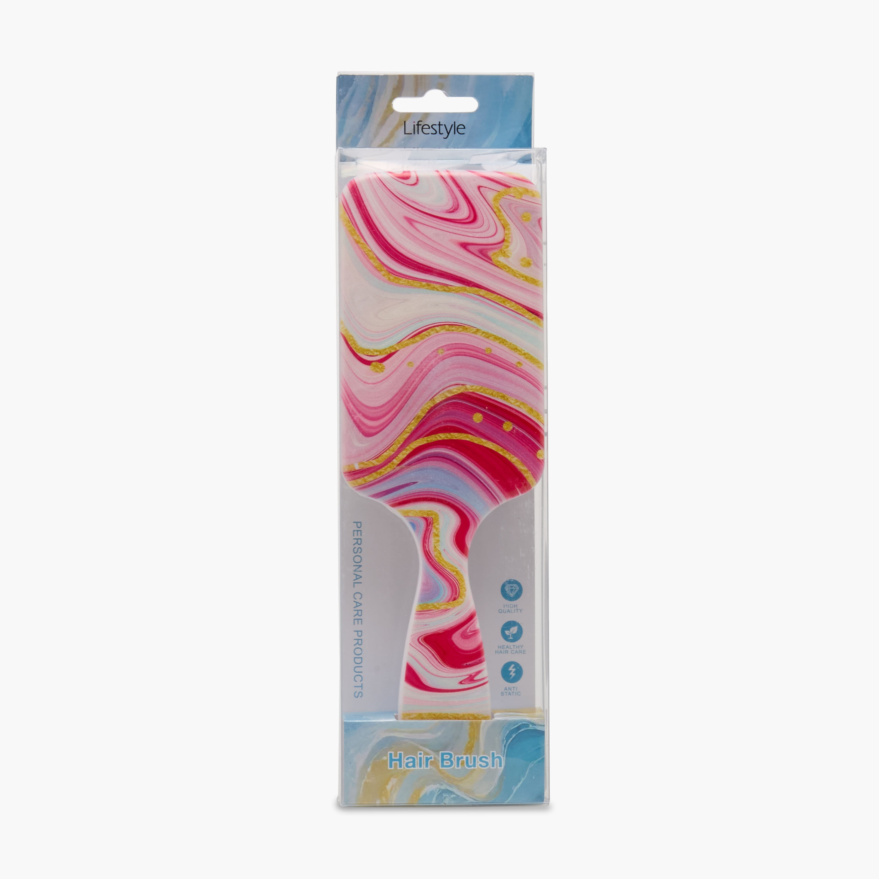 Paddle Hair Brush with Marble Print-women-hairaccessories-brushesandcombs-image-5