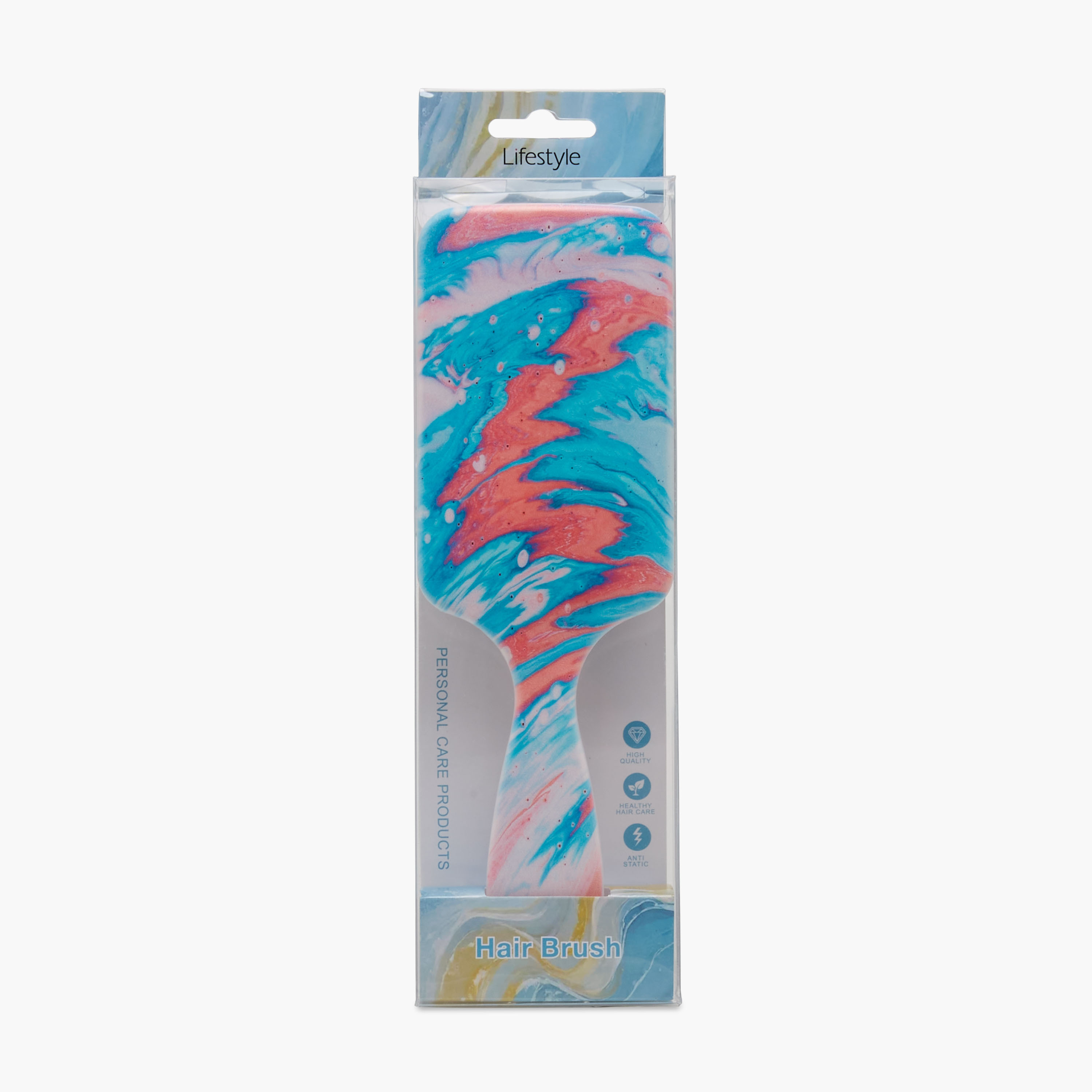 Paddle Hair Brush with Marble Print-women-hairaccessories-brushesandcombs-image-5