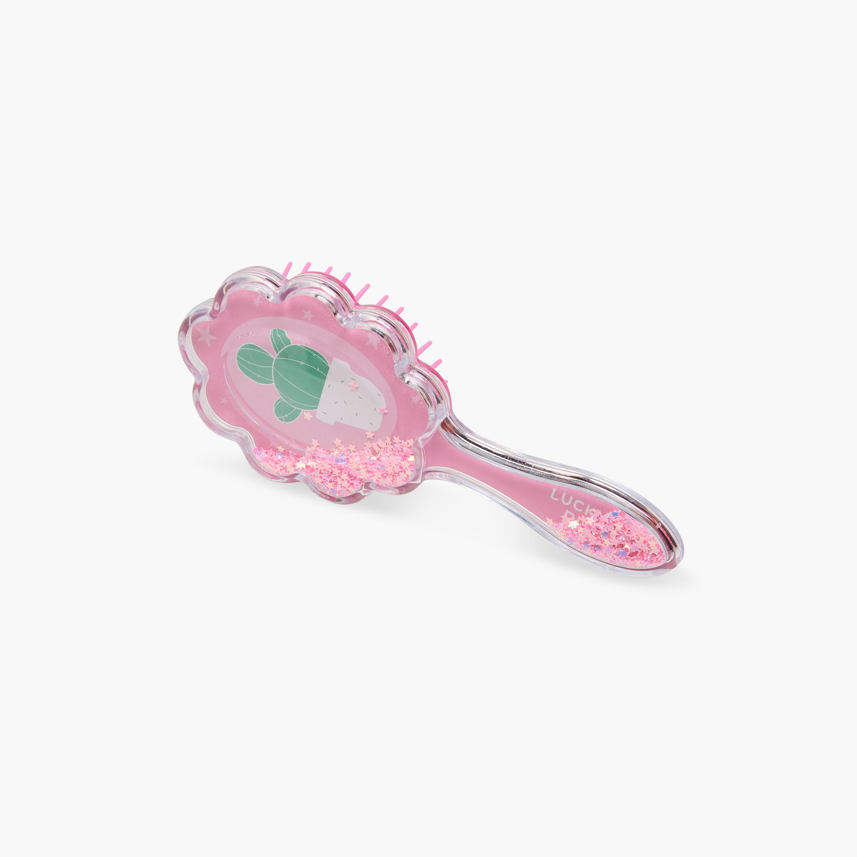 Detangling Hairbrush with Glitter Confetti-women-hairaccessories-brushesandcombs-image-1